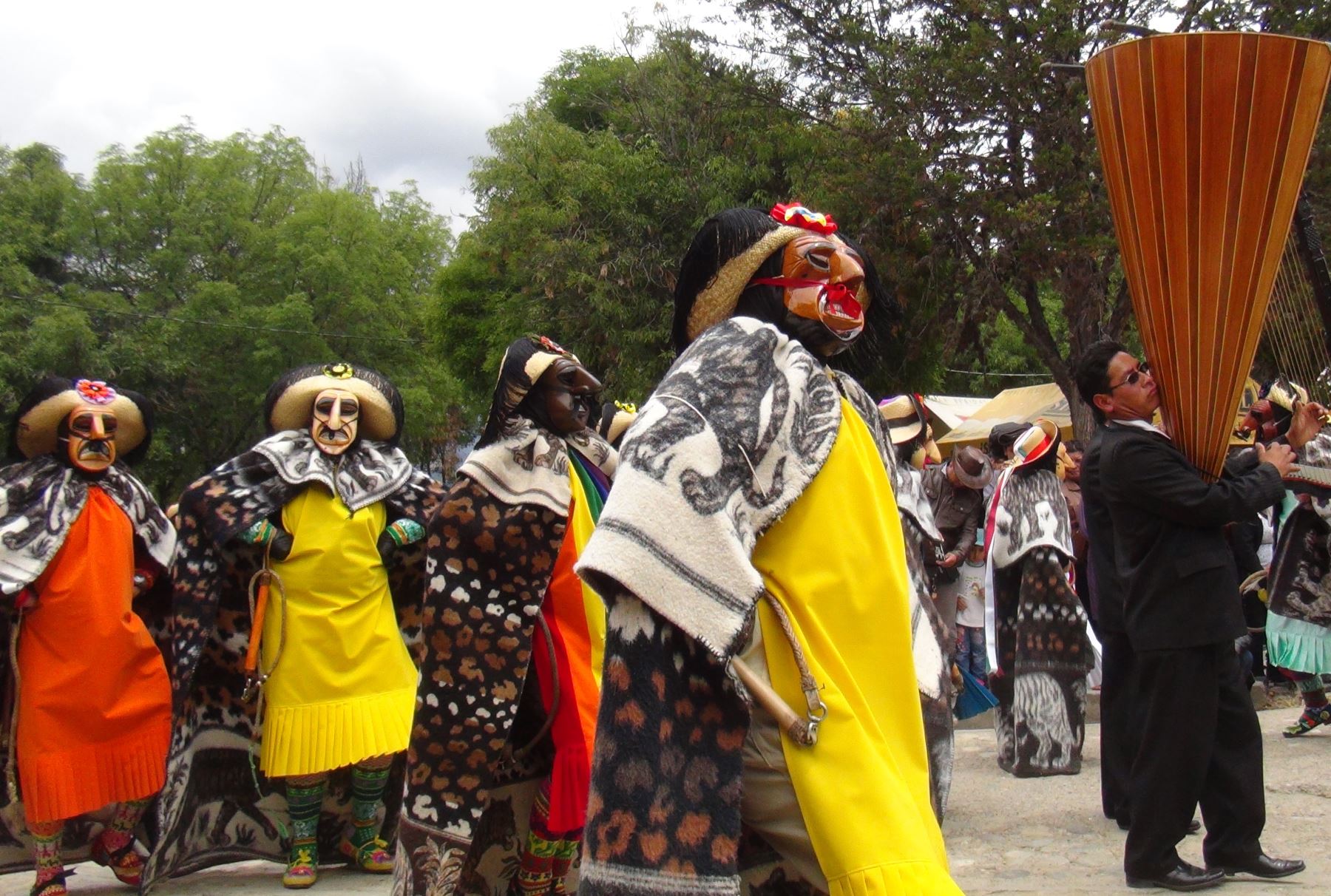 La Huaconada de Mito es una de las danzas reconocida por la Unesco como Patrimonio Inmaterial de la Humanidad. ANDINA/Difusión