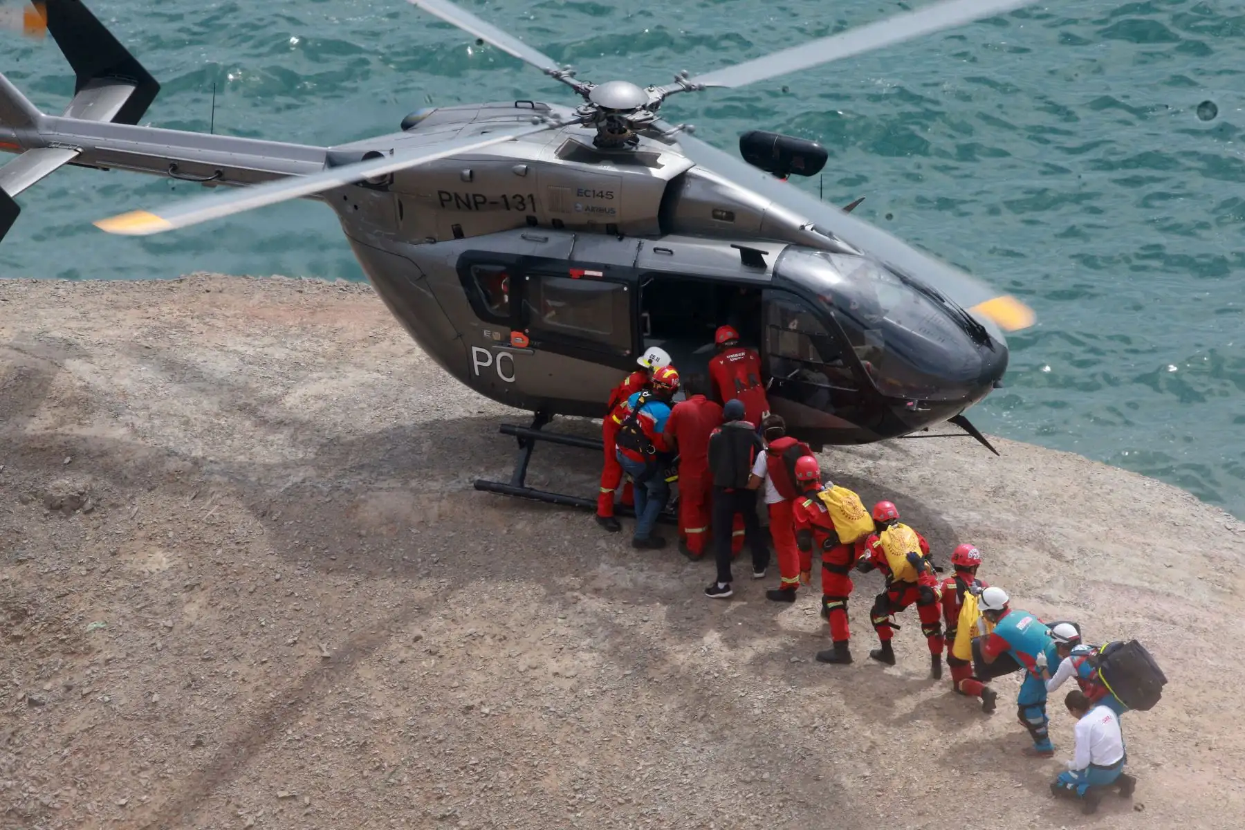 LIMA,PERÚ-ENERO 02. Ómnibus cae a precipicio en Pasamayo y deja al menos 26 muertos. Foto: ANDINA/Vidal Tarqui