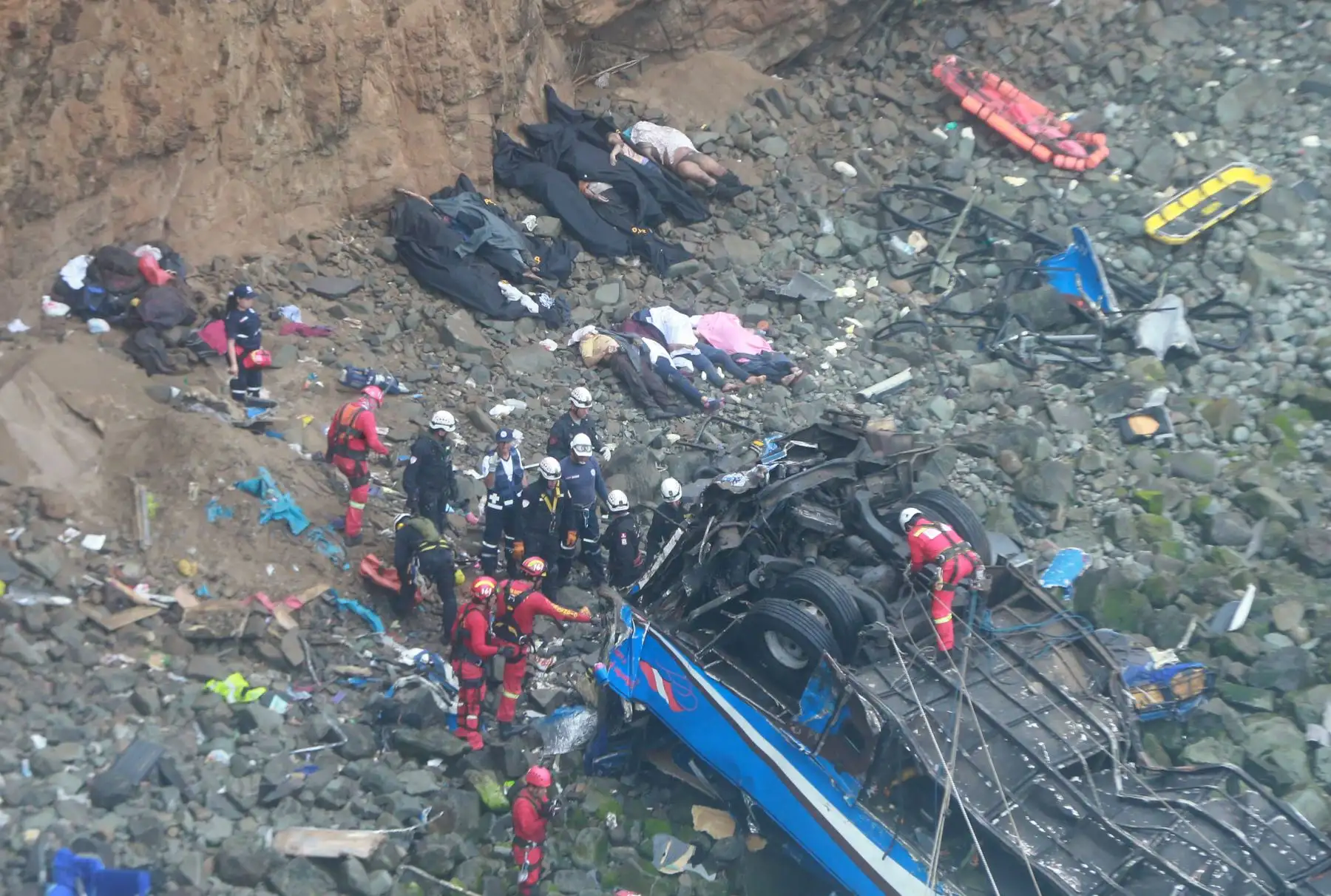 Indecopi multó con S/ 1.86 millones a empresa por accidente en Pasamayo que dejó 52 muertos. ANDINA/Vidal Tarqui