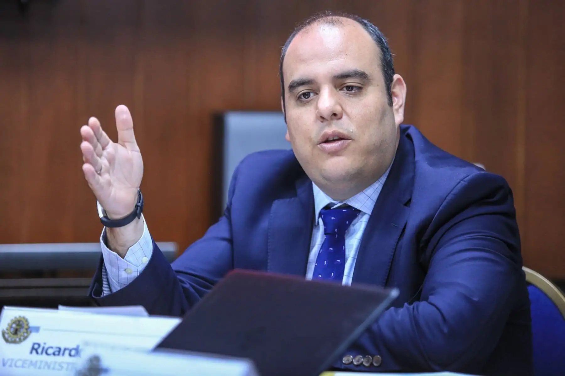 Viceministro de Minas, Ricardo Labó. Foto: Cortesía MEM.