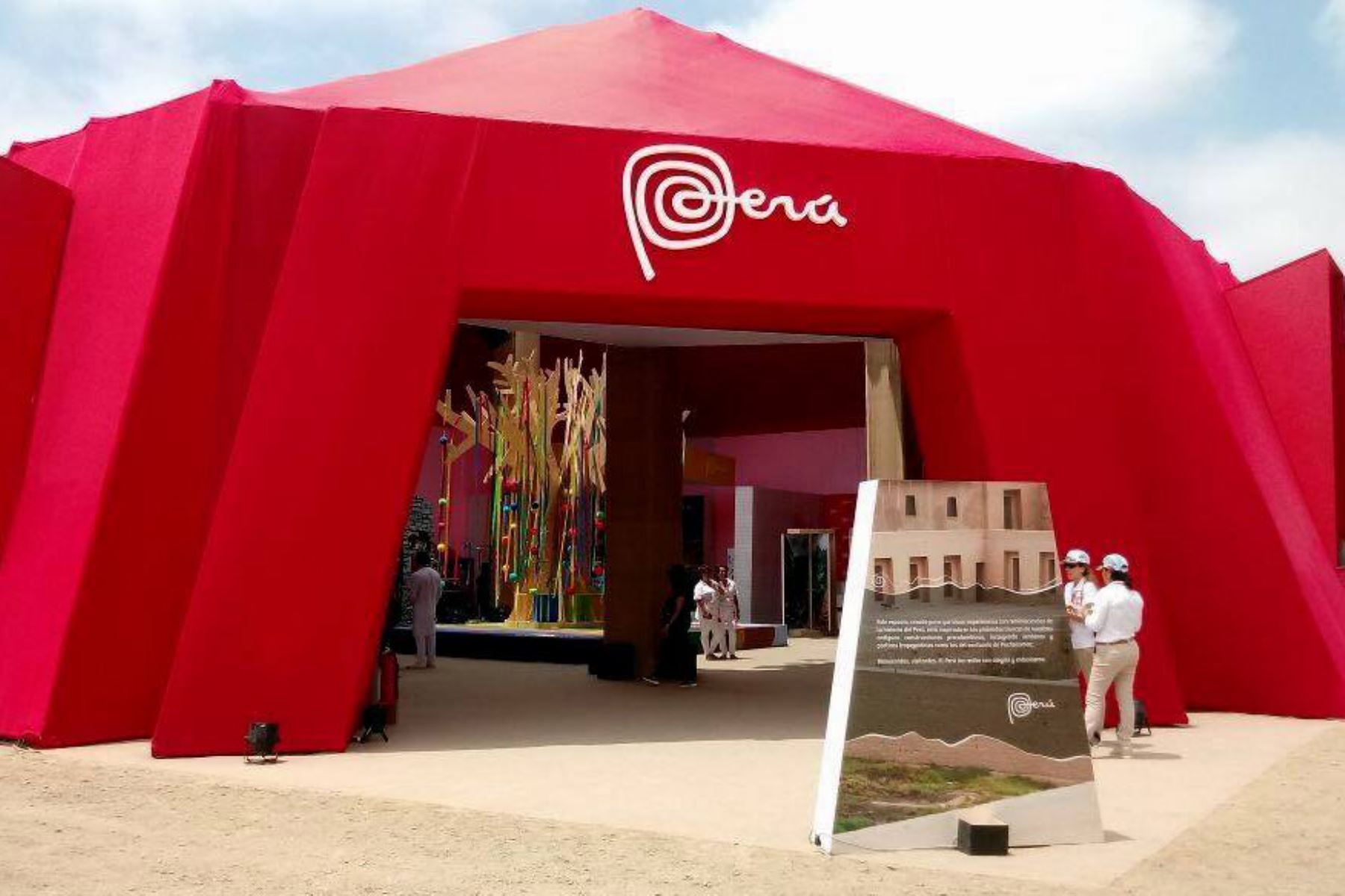 La carpa de la Marca Perú albergará shows de danza, exhibiciones y degustaciones de coctelería, jarana criolla y muchas sorpresas más.ANDINA/Difusión