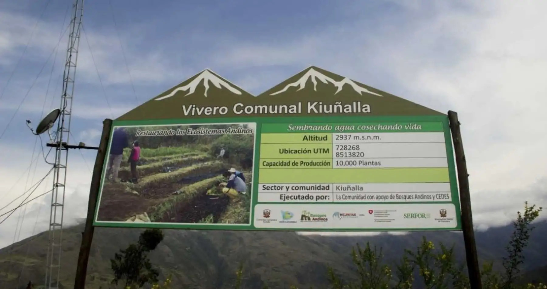 el Servicio Nacional Forestal y de Fauna Silvestre (Serfor) del Ministerio de Agricultura y Riego, elaboró un mapa donde se identificó 1 millón 265,000 hectáreas como sitios prioritarios para la restauración de áreas degradadas en cinco regiones del país.