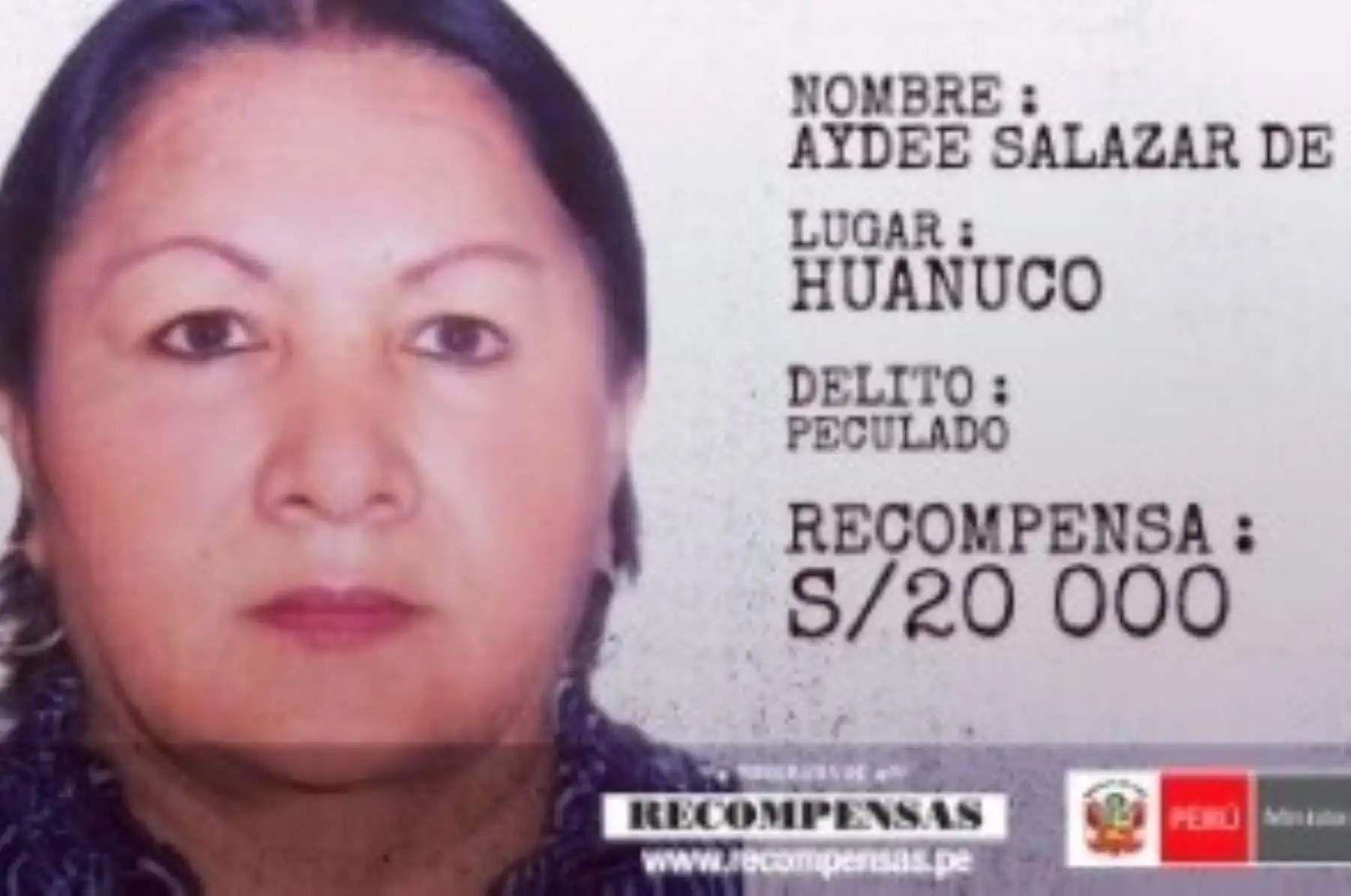La Policía Nacional está tras los pasos de 35 requisitoriados, incluidos en el Programa de Recompensas “Que Ellos se Cuiden” del Ministerio del Interior (Mininter), por cometer diferentes delitos en la región Huánuco