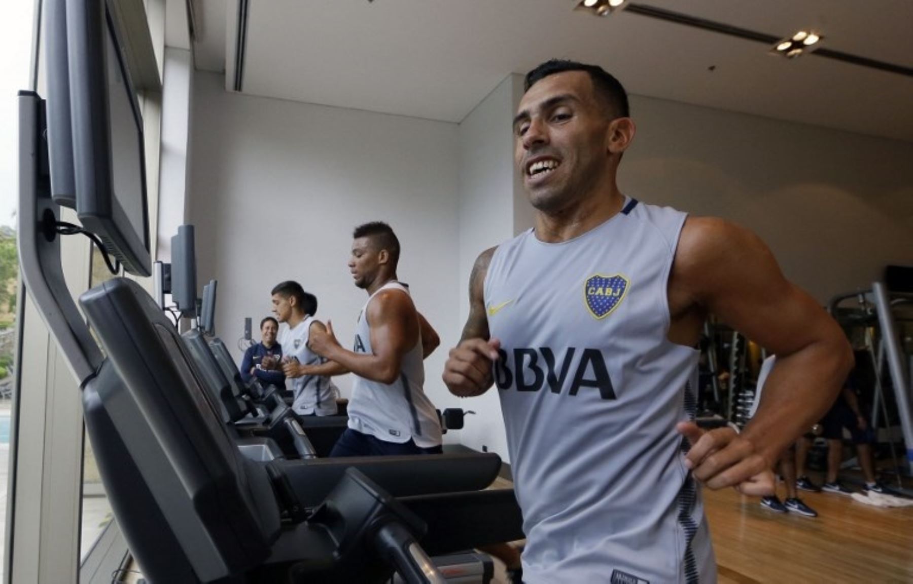 Tévez ya entrena con el Boca Juniors
