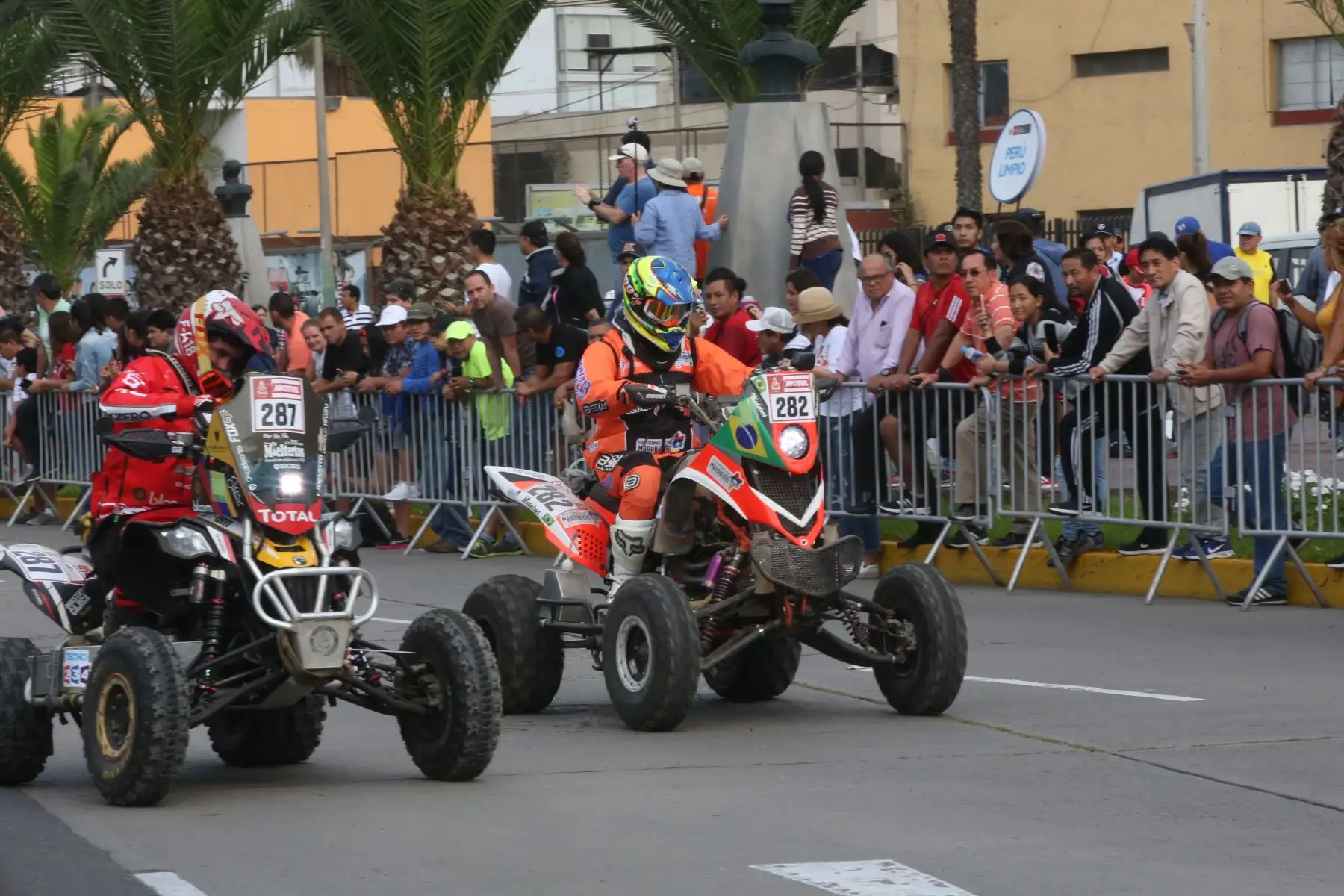 LIMA,PERÚ.ENERO 06.Ceremonia  y  partida de Dakar 2018.Foto: ANDINA/ Jhony Laurente