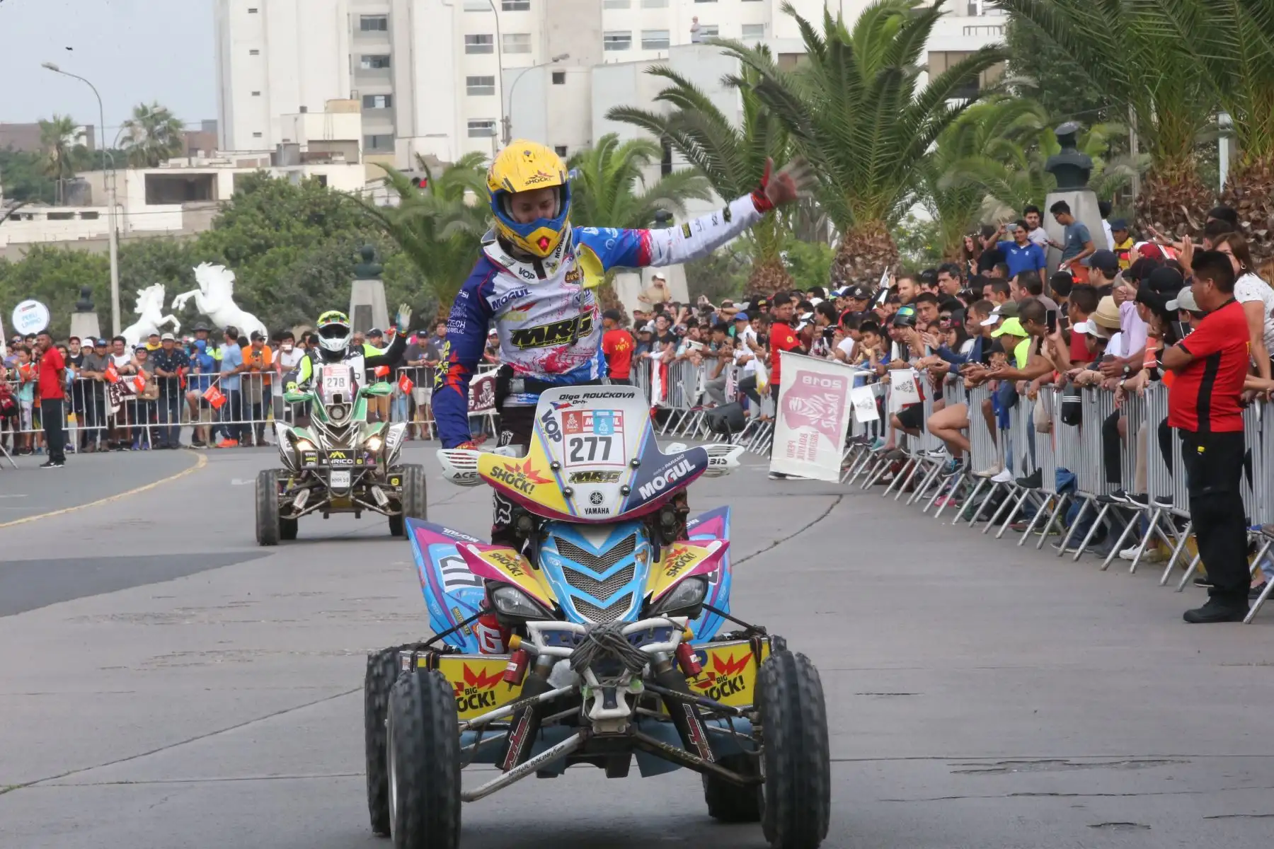 LIMA,PERÚ.ENERO 06. Ceremonia  y  partida de Dakar 2018. Foto: ANDINA/ Jhony Laurente