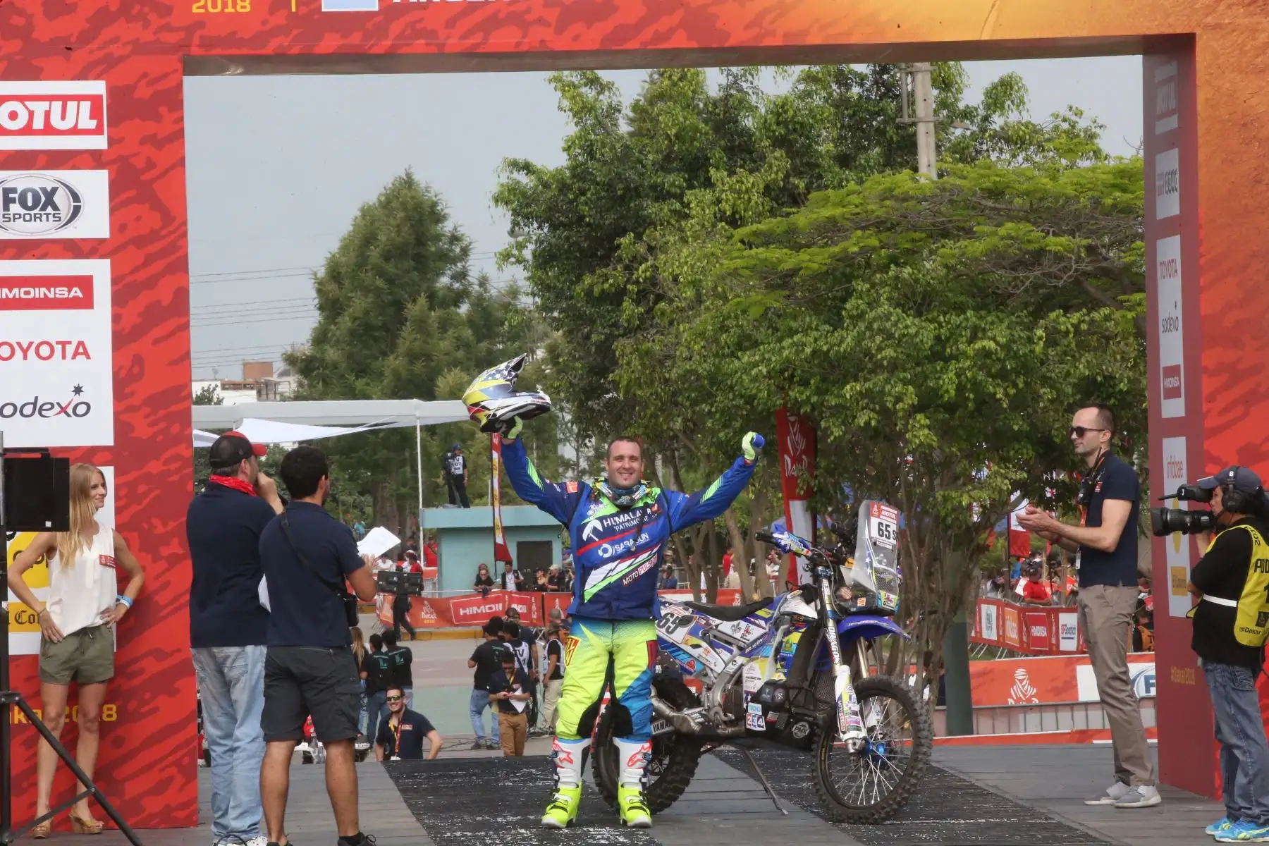 LIMA,PERÚ.ENERO 06. Ceremonia  y  partida de Dakar 2018. Foto: ANDINA/ Jhony Laurente
