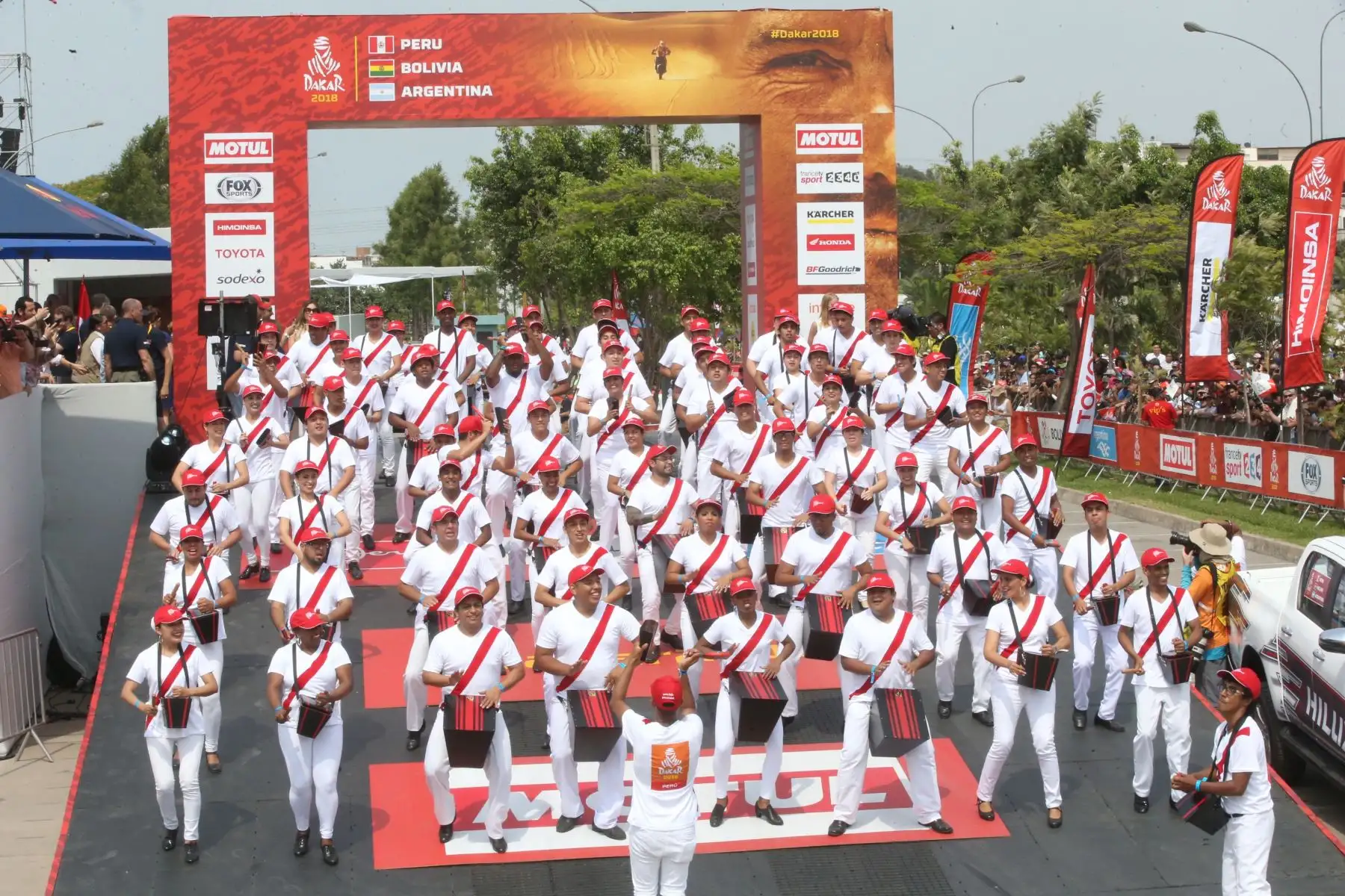 LIMA,PERÚ.ENERO 06. Ceremonia  y  partida de Dakar 2018. Foto: ANDINA/ Jhony Laurente