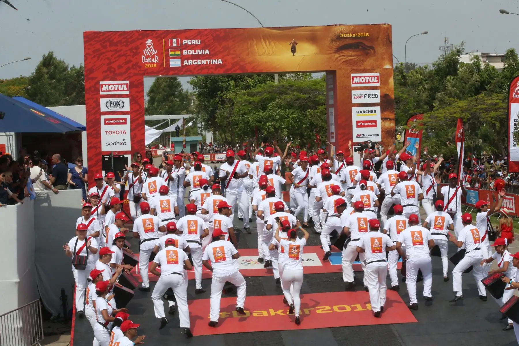 LIMA,PERÚ.ENERO 06. Ceremonia  y  partida de Dakar 2018. Foto: ANDINA/ Jhony Laurente