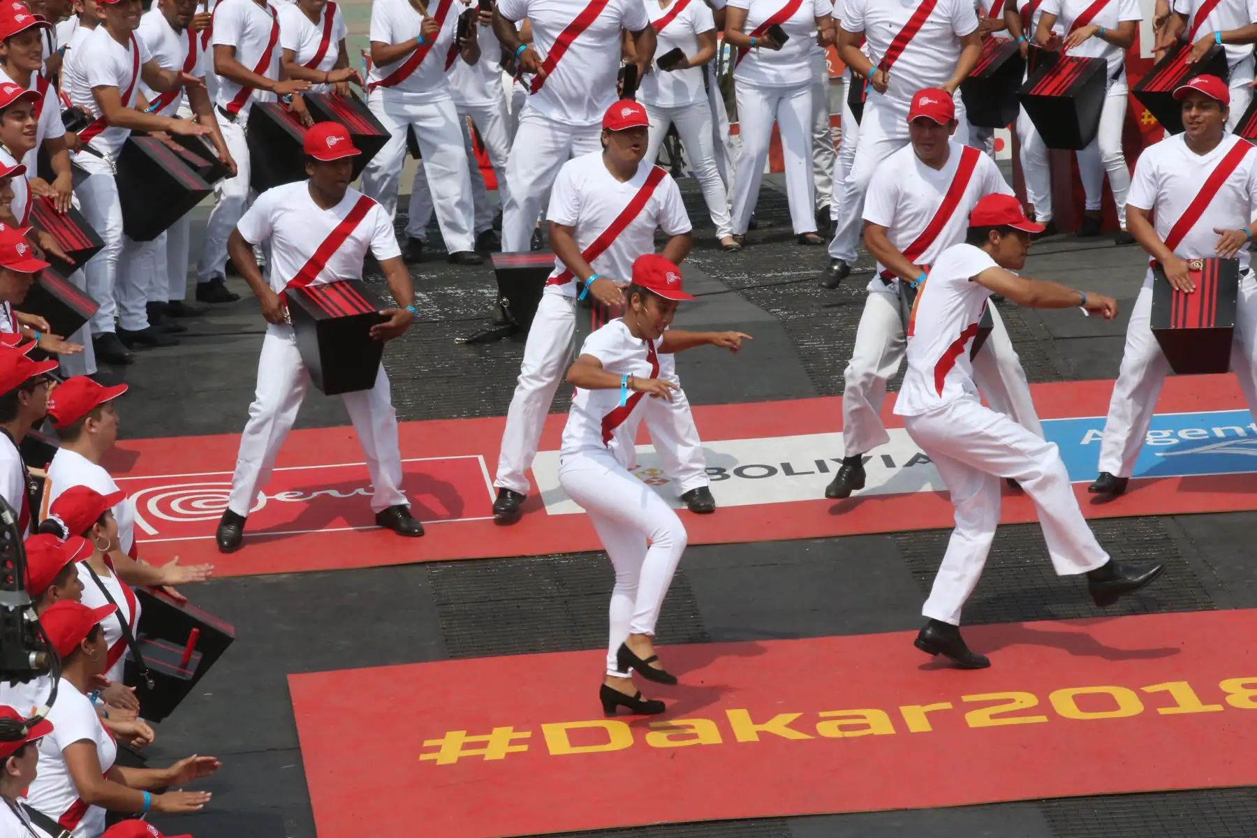 LIMA,PERÚ.ENERO 06. Ceremonia  y  partida de Dakar 2018. Foto: ANDINA/ Jhony Laurente