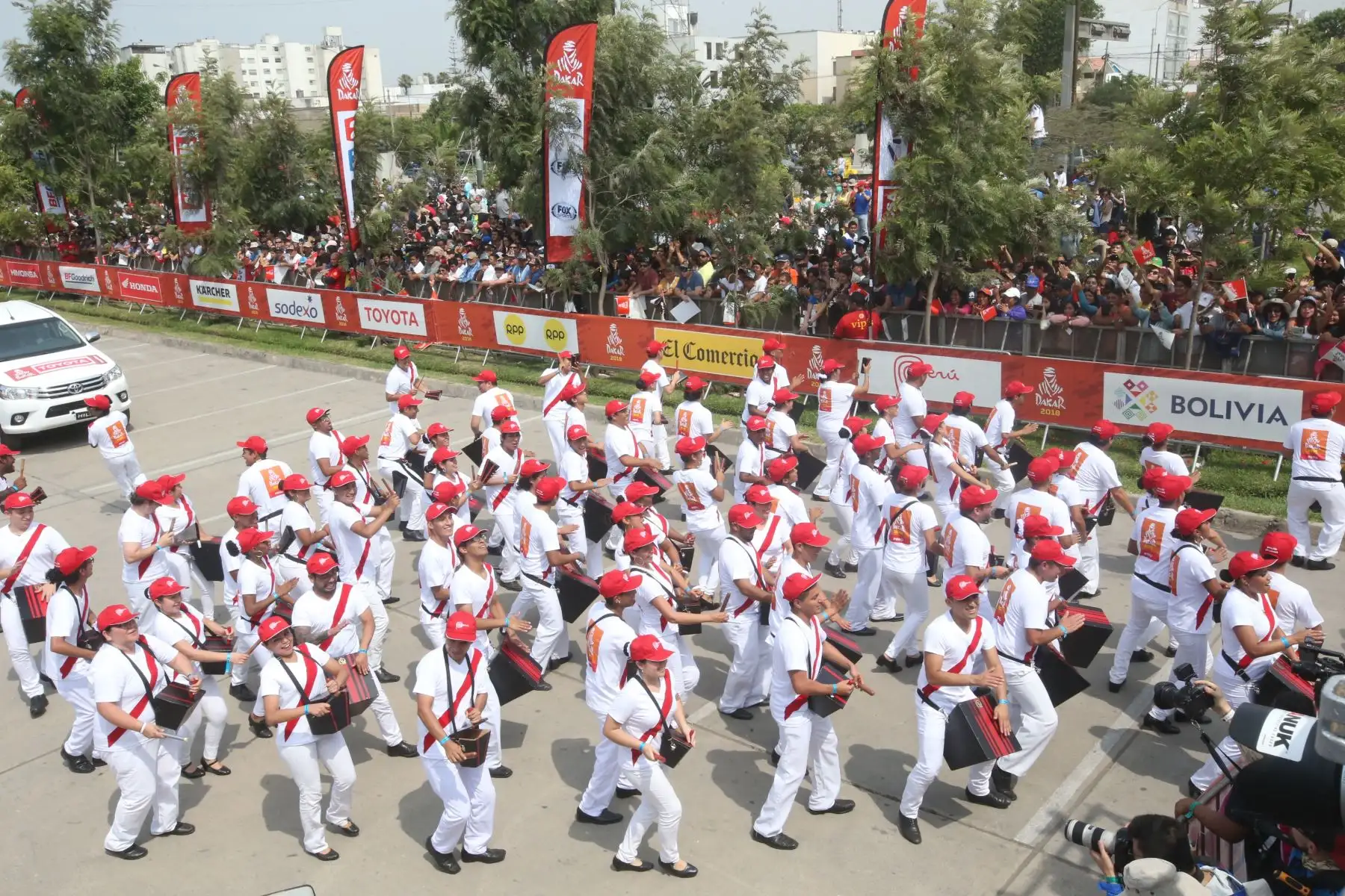 LIMA,PERÚ.ENERO 06. Ceremonia  y  partida de Dakar 2018. Foto: ANDINA/ Jhony Laurente