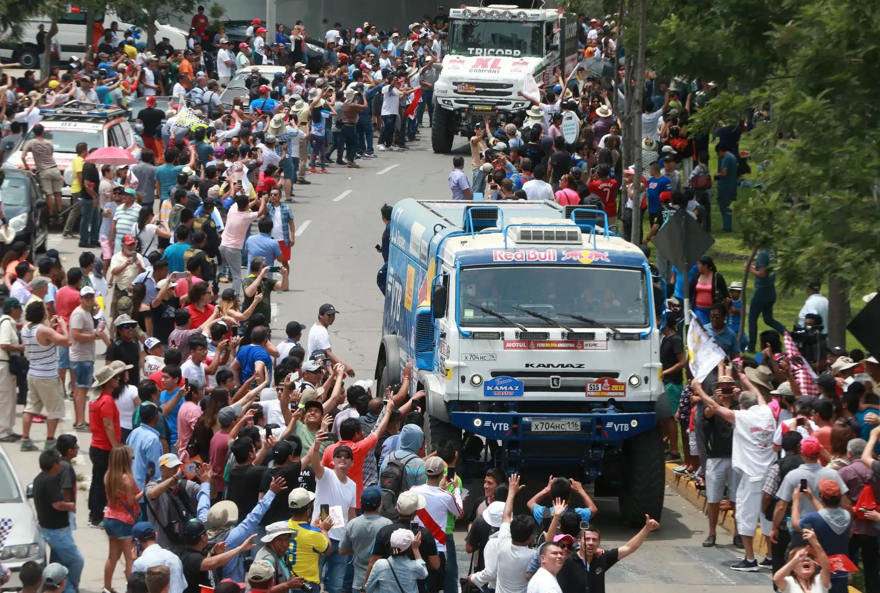 LIMA,PERÚ-ENERO 06. Partida simbólica del Dakar 2018. Foto: ANDINA/Vidal Tarqui