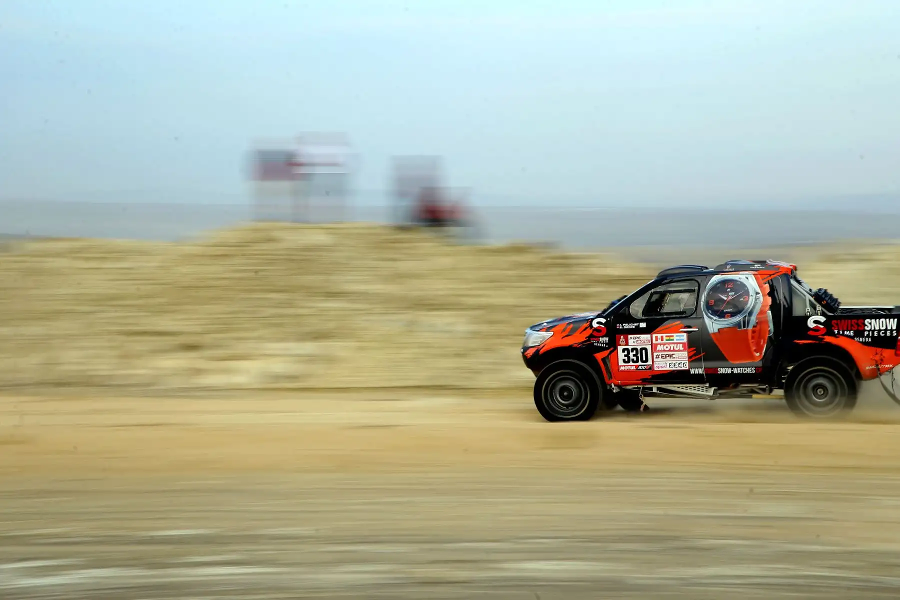 PISCO- PERÚ- 07 ENERO. Corredores dan inicio a la segunda etapa del Dakar 2018, en la ciudad de Pisco. Foto: ANDINA/Luis Iparraguirre