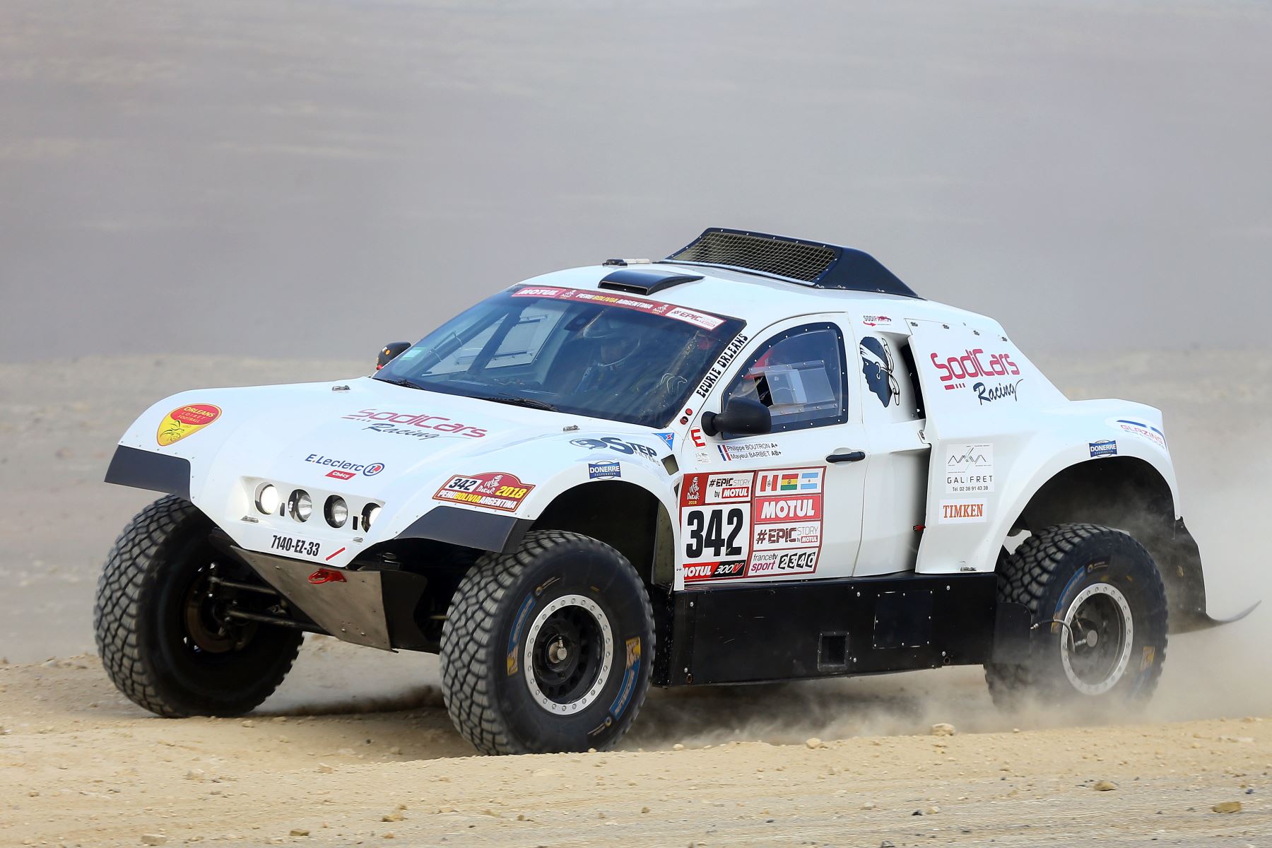 Rally Dakar 2018 en Paracas. ANDINA/Luis Iparraguirre