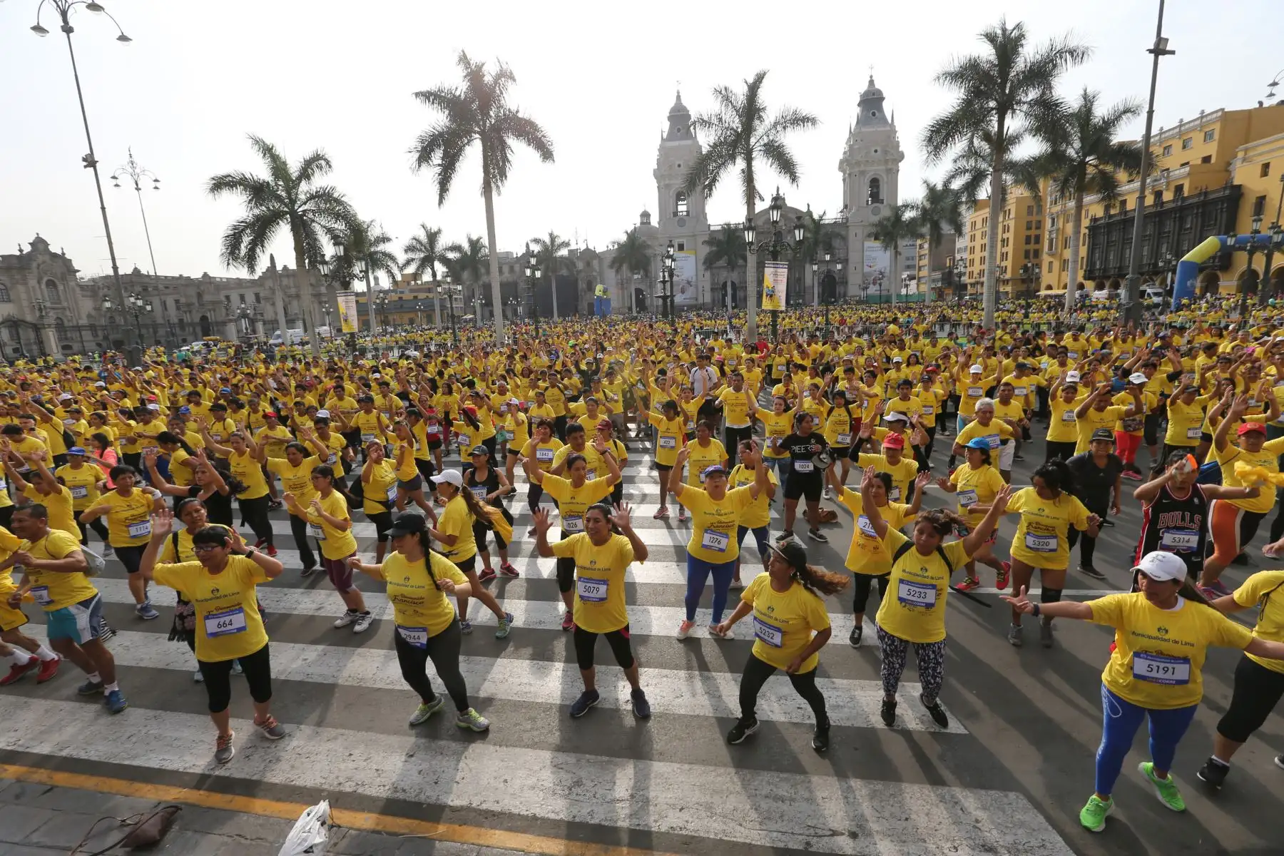 LIMA- PERÚ- 07 ENERO. Maratón “Lima corre con el Papa”Foto: ANDINA/Norman Córdova