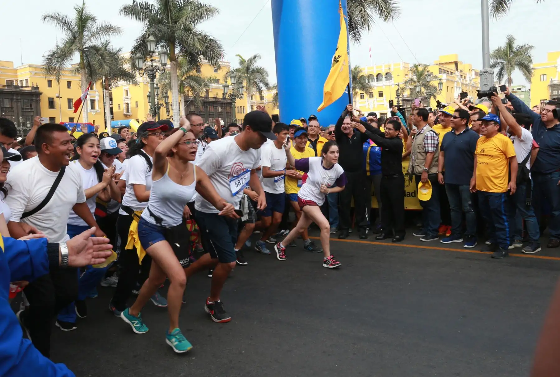 LIMA- PERÚ- 07 ENERO. Maratón “Lima corre con el Papa”Foto: ANDINA/Norman Córdova