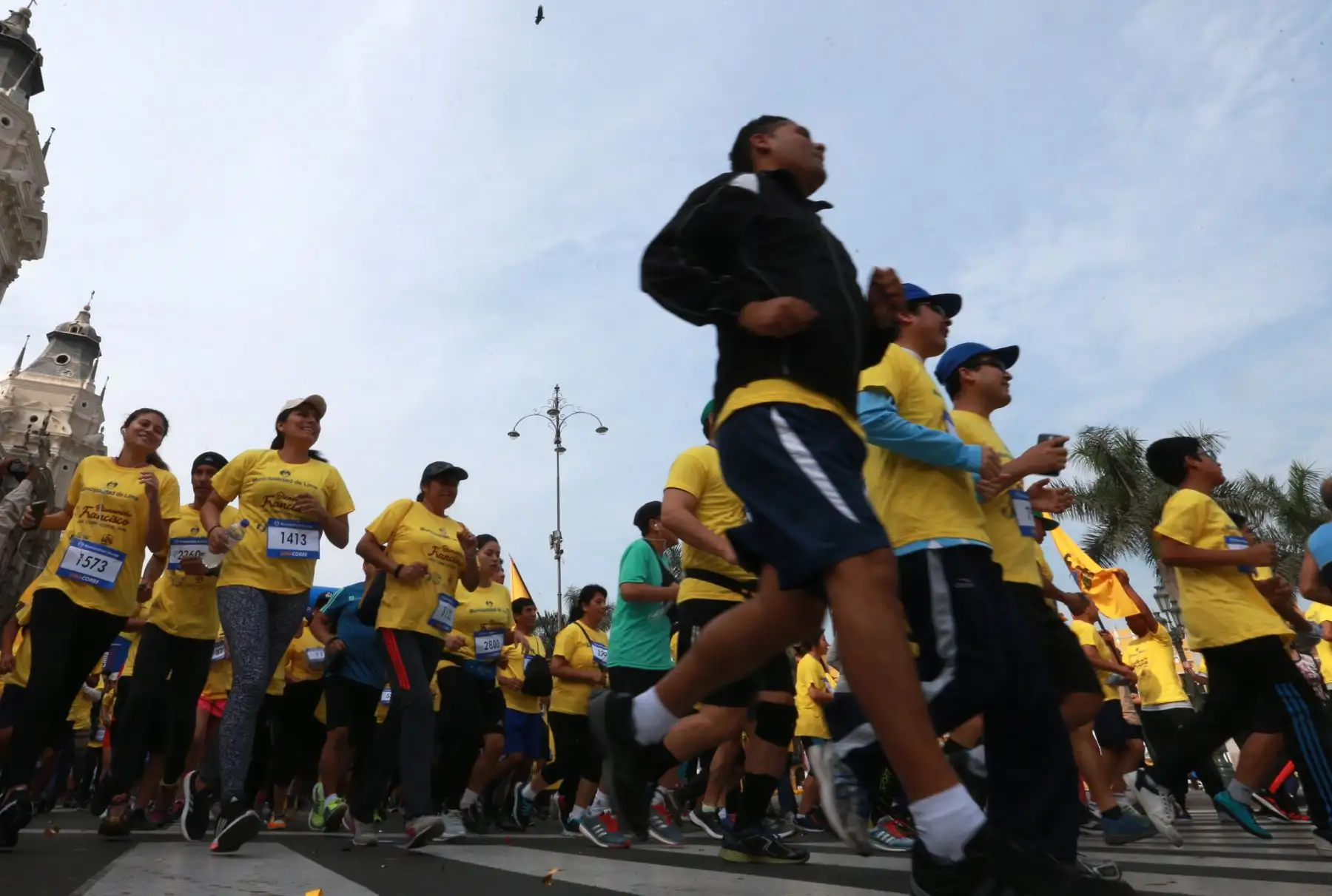 LIMA- PERÚ- 07 ENERO. Maratón “Lima corre con el Papa”Foto: ANDINA/Norman Córdova