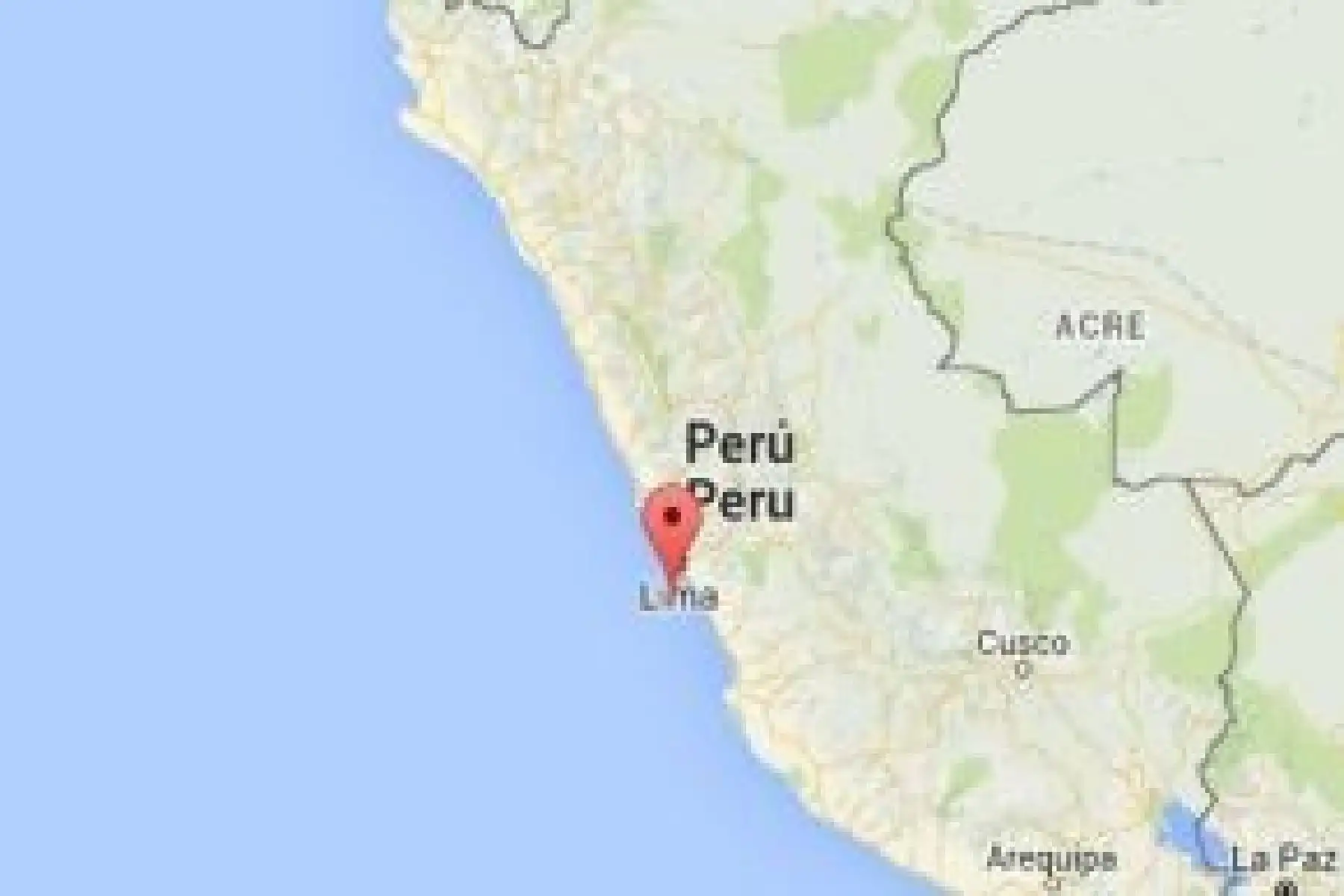 Sismo en  Chilca
