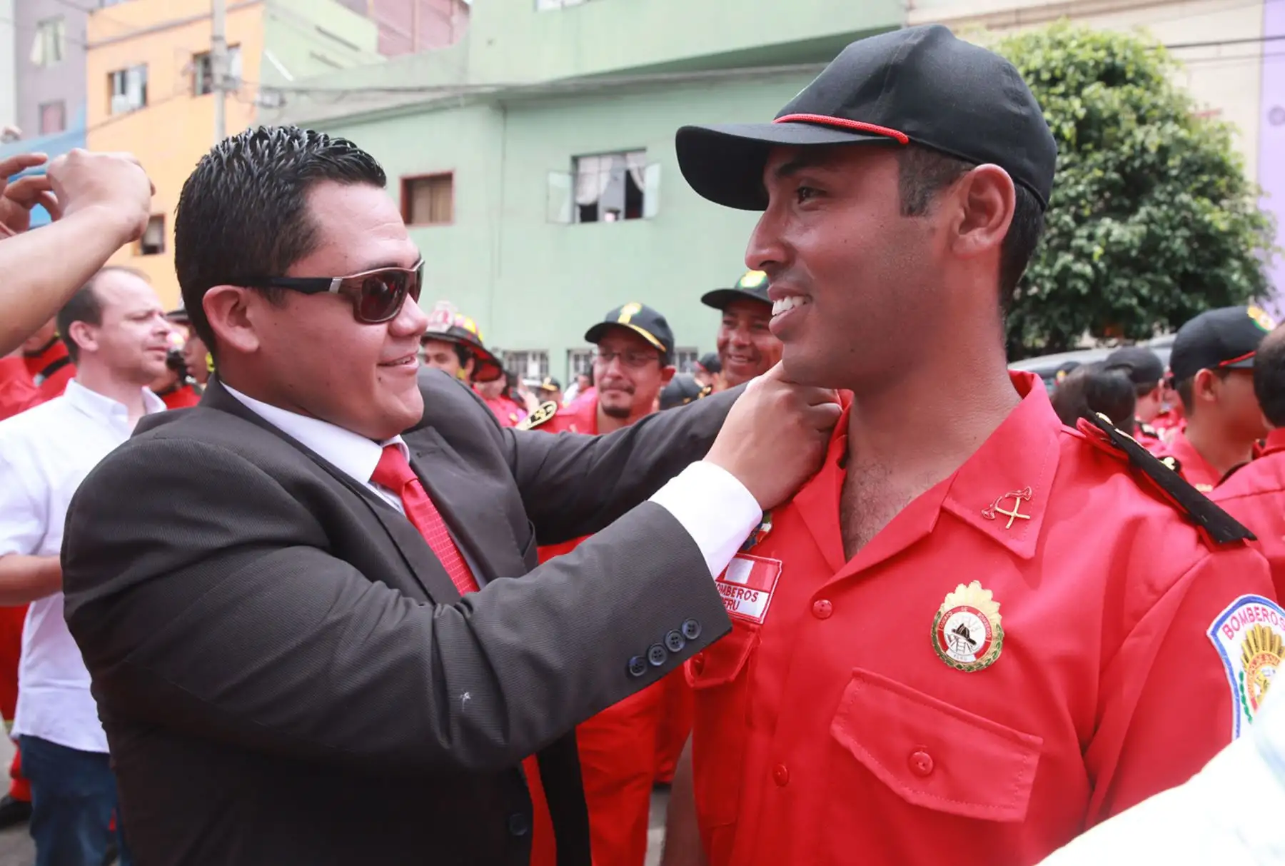 LIMA,PERÚ-ENERO 07. Ceremonia de graduación de 250 Bomberos voluntarios del Perú.   Foto: ANDINA/Vidal Tarqui