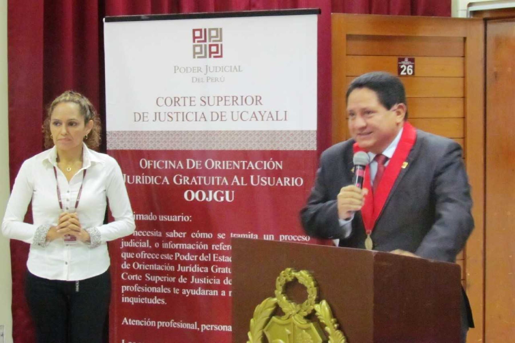 En la OOJGU personal capacitado ofrece a los usuarios ucayalinos información básica sobre sus derechos, los servicios que ofrece el Poder Judicial, con acceso directo, oportuno y fácil.