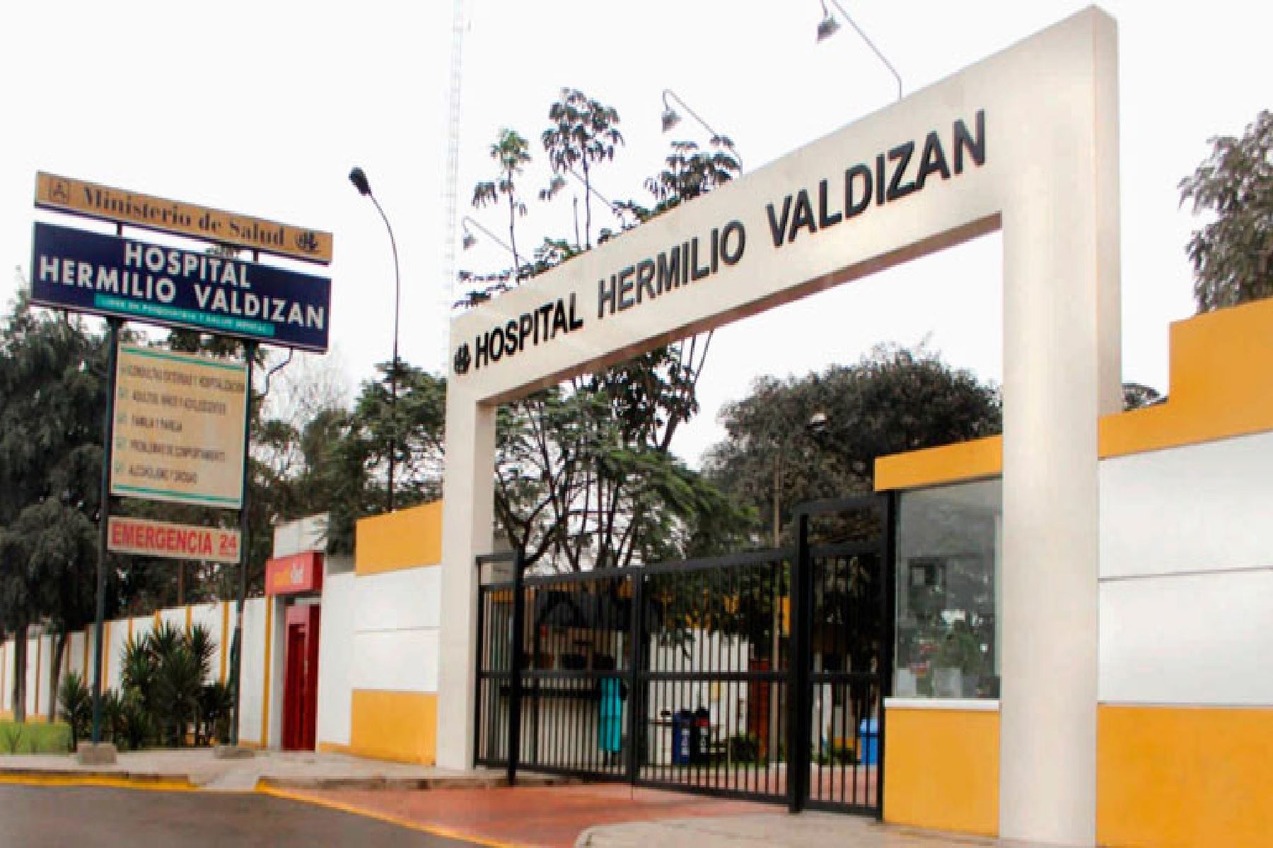 El Hospital Hermilio Valdizán, el más importante de Huánuco, se ha visto desbordado por los casos de coronavirus. ANDINA/Difusión