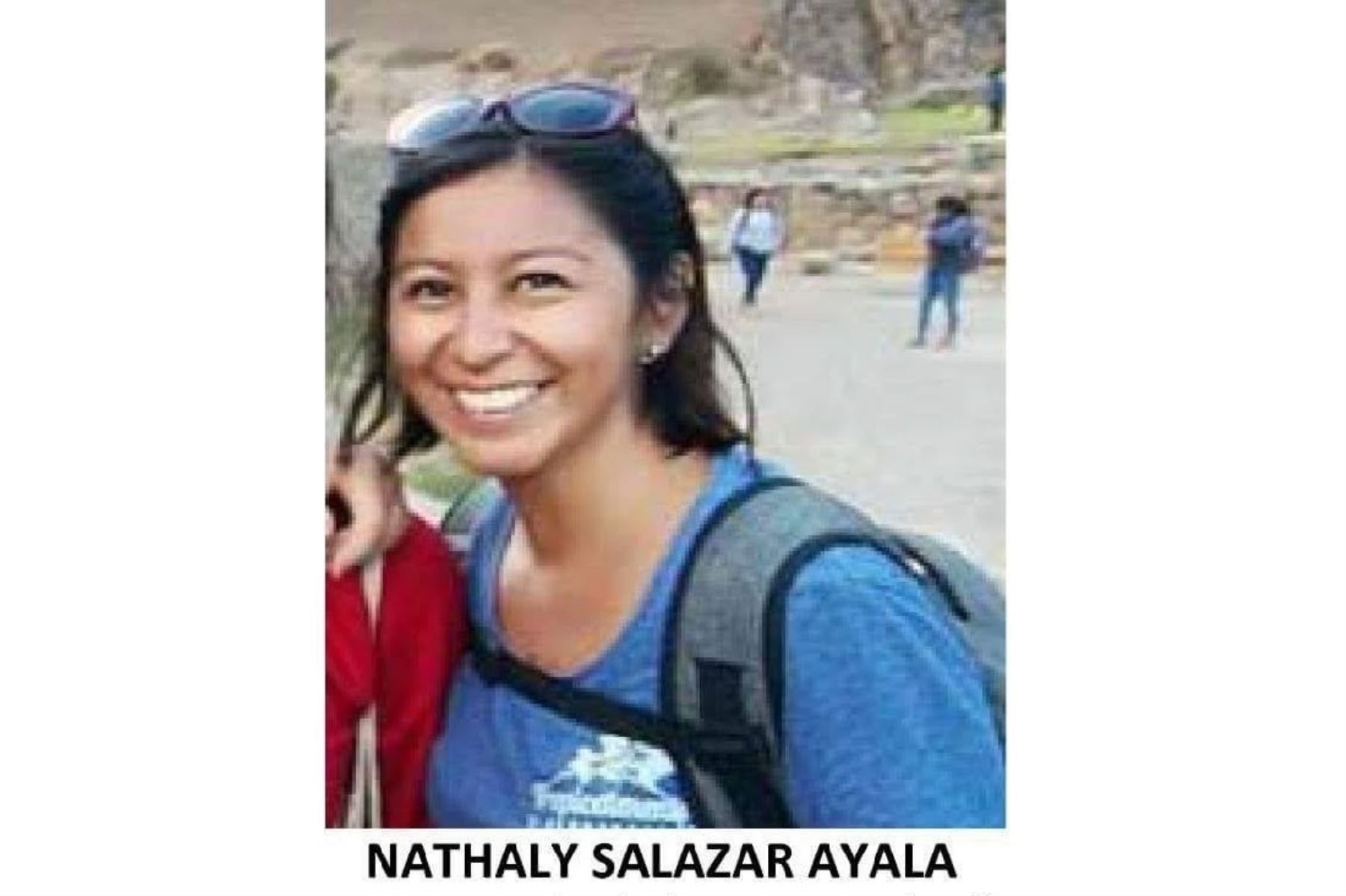 Equipo especial de la Policía intensifica búsqueda de española Nathaly Sara Salazar Ayala, desaparecida en Cusco. Foto:  INTERNET/Medios