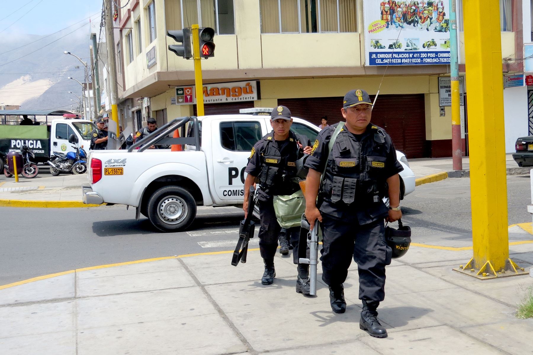 Región Policial Áncash enviará 160 agentes a Trujillo para reforzar seguridad durante visita del Papa Francisco. ANDINA
