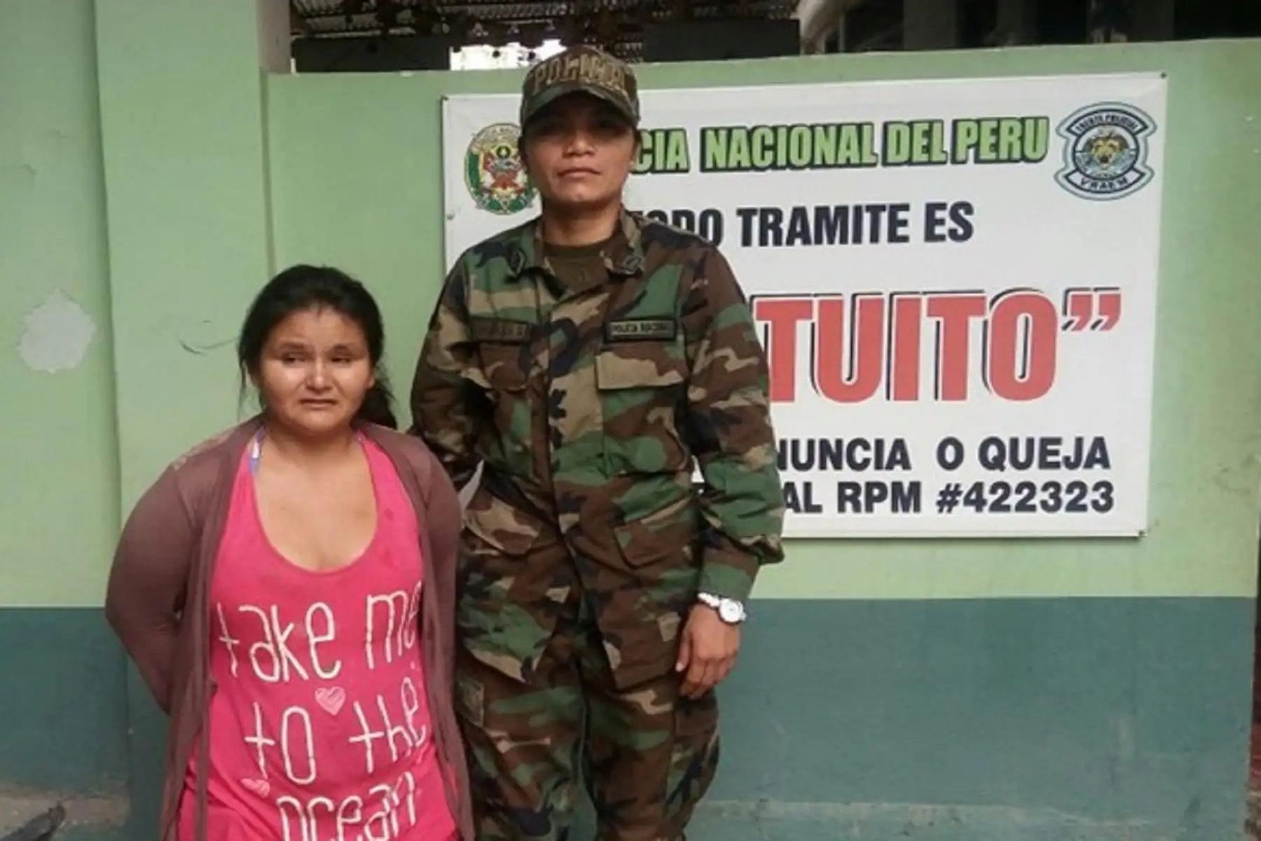 Fue detenida Adelina Mosevay Gonzáles (27) por encontrarse inmersa en la comisión del delito contra la libertad sexual-trata de personas, al dirigir el ilegal negocio.