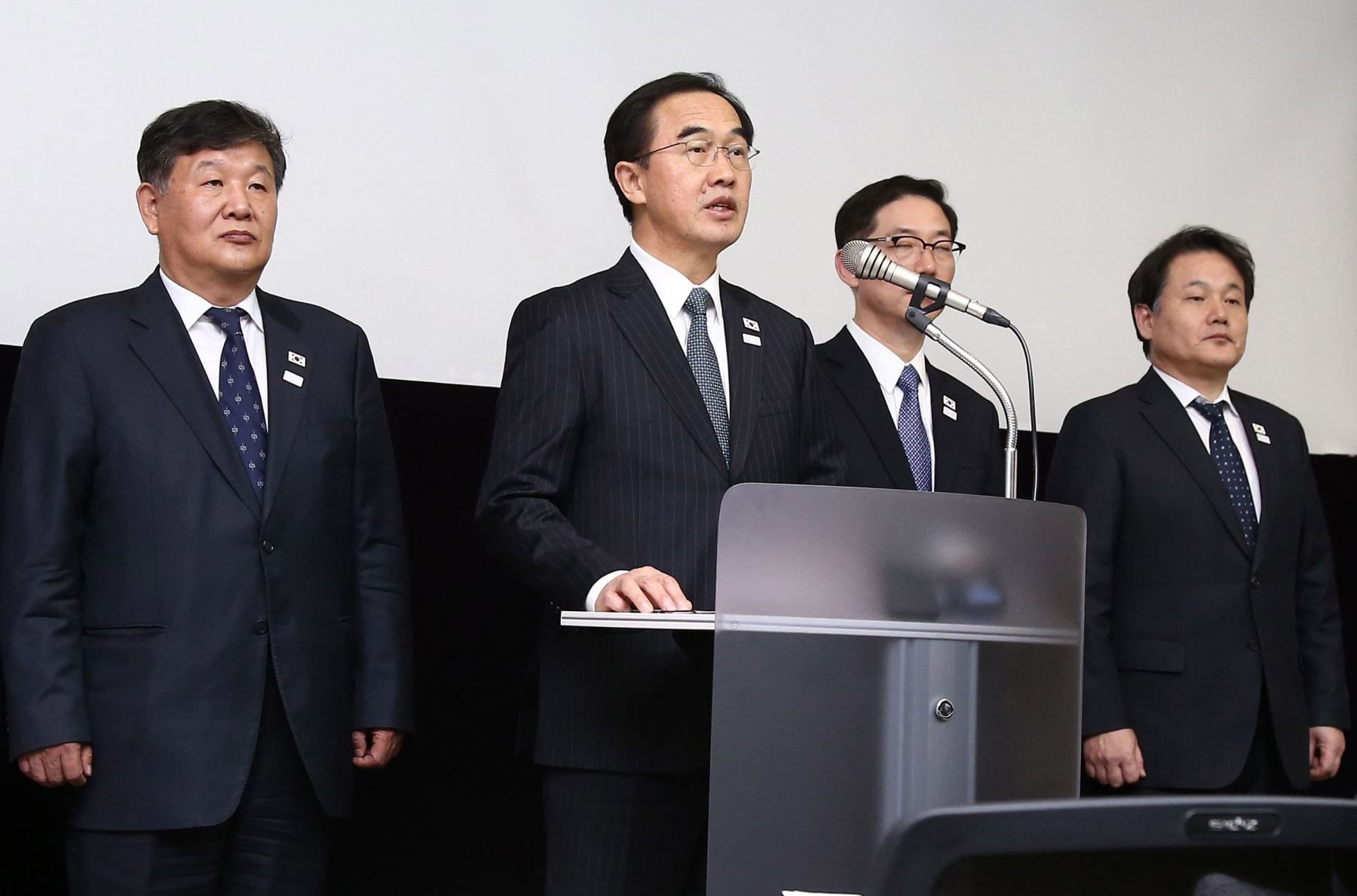 Ministro de la unificación surcoreano Cho Myung-Gyun. Foto: AFP