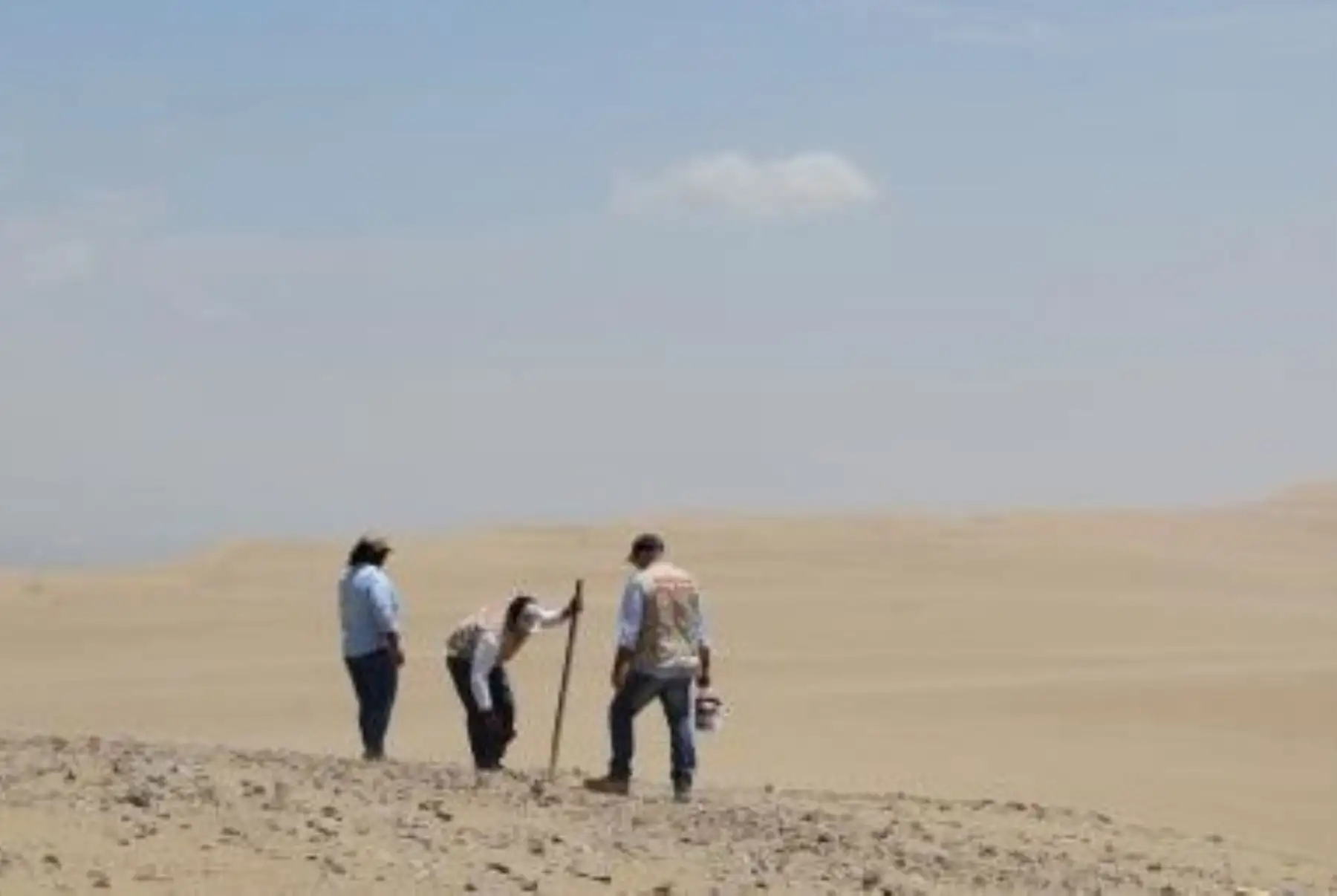 Arqueólogos del Ministerio de Cultura monitorean permanentemente el patrimonio cultural peruano antes, durante y después del "rally" Dakar 2018, en el que se sancionará a quienes realicen acciones que atenten contra sitios arqueológicos o paleontológicos.