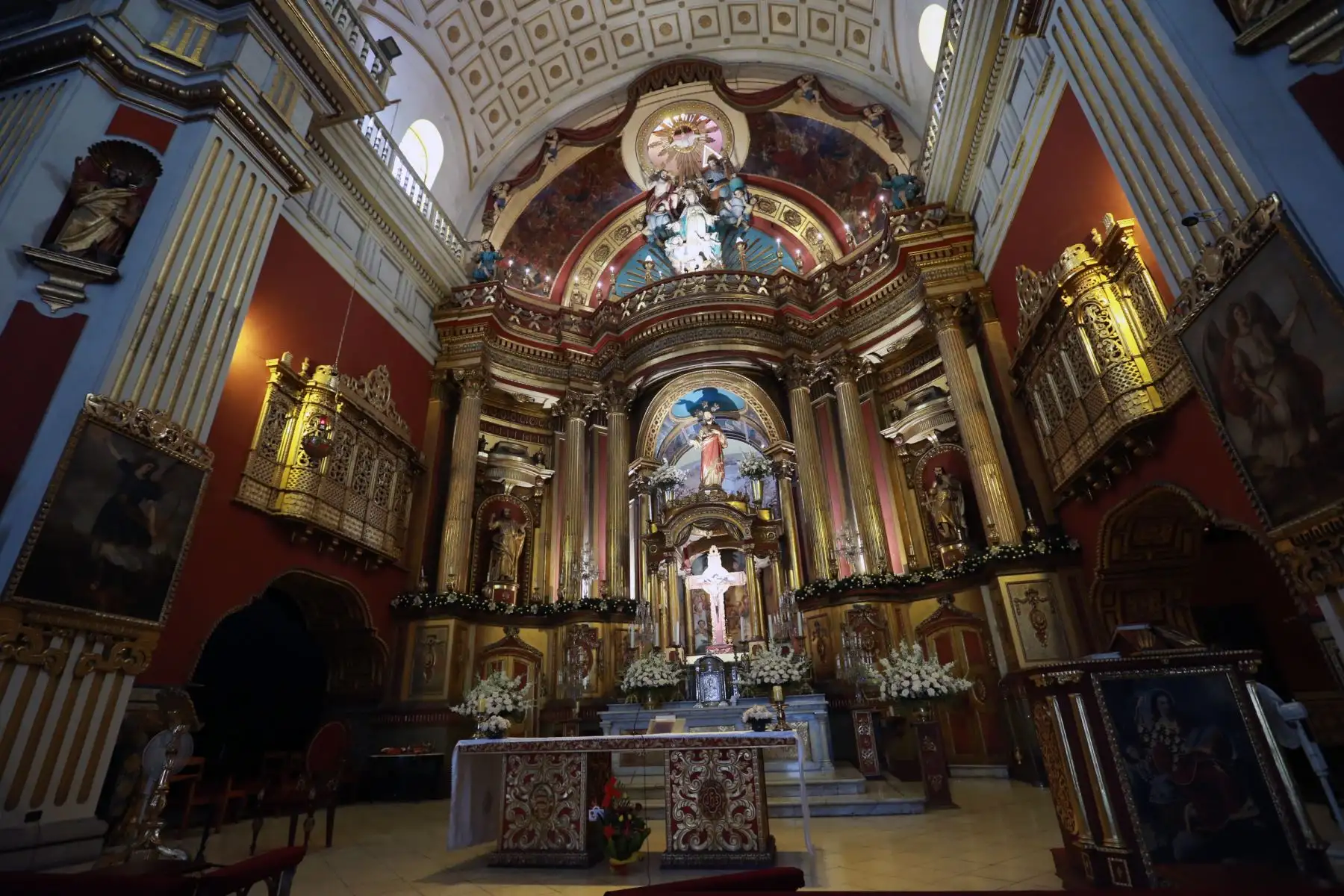 Iglesia San Pedro recibirá al Santo Padre. Foto. ANDINA/Norman Córdova.