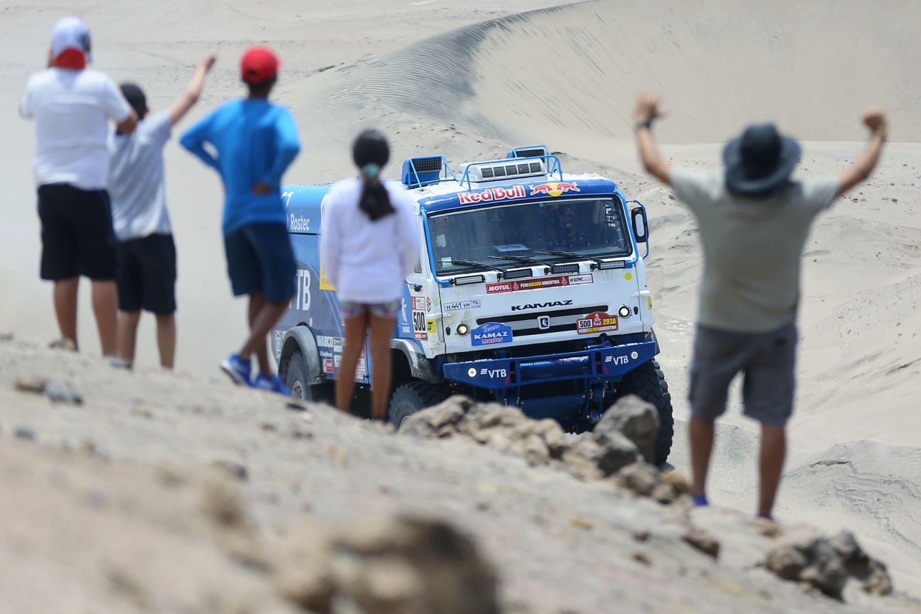 Arequipa espera hoy arribo de pilotos del "rally" Dakar 2018. Foto :ANDINA/Luis Iparraguirre.