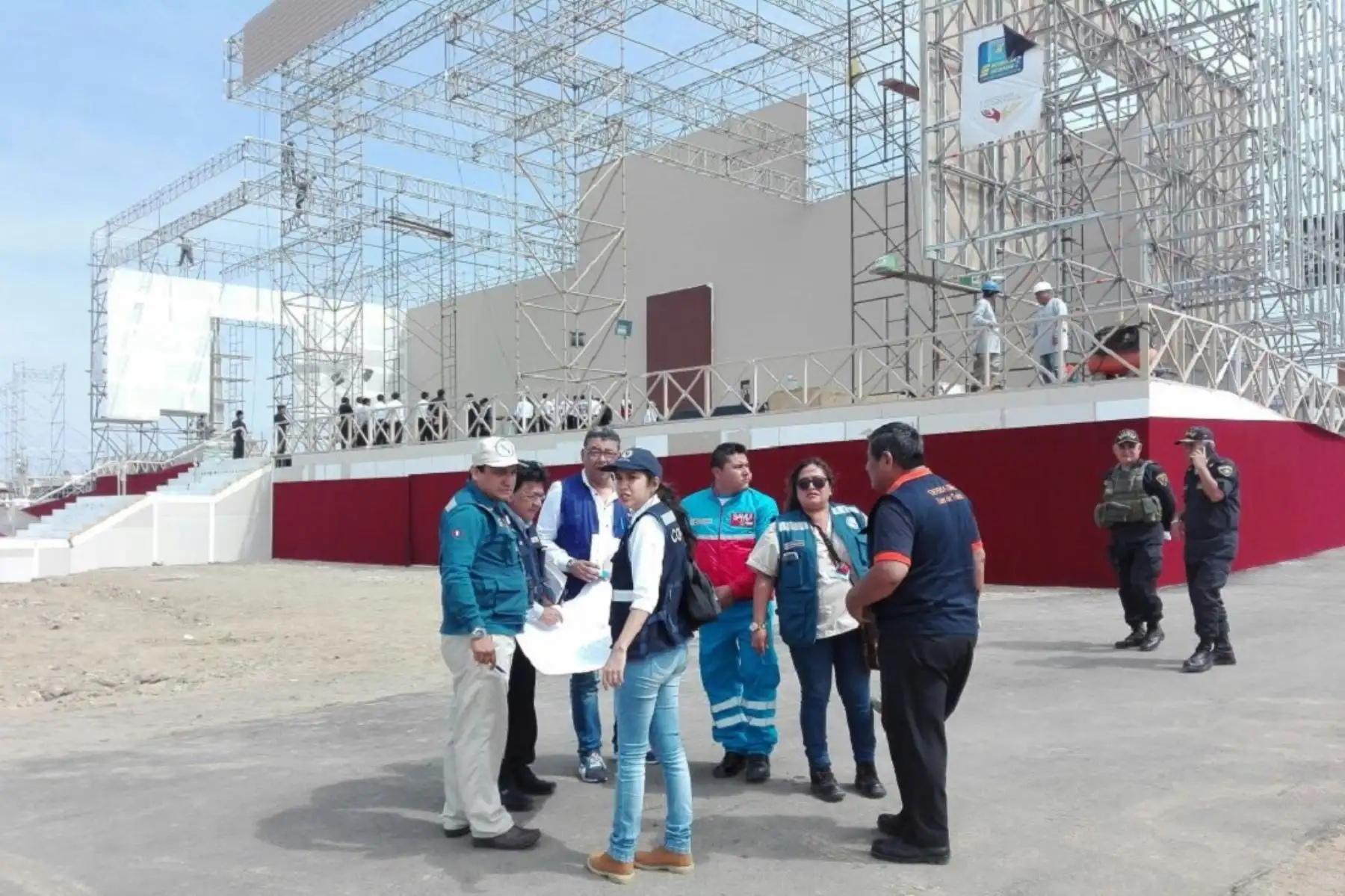 Minsa coordina acciones de seguridad en Trujillo por visita del Papa Francisco. ANDINA/Difusión