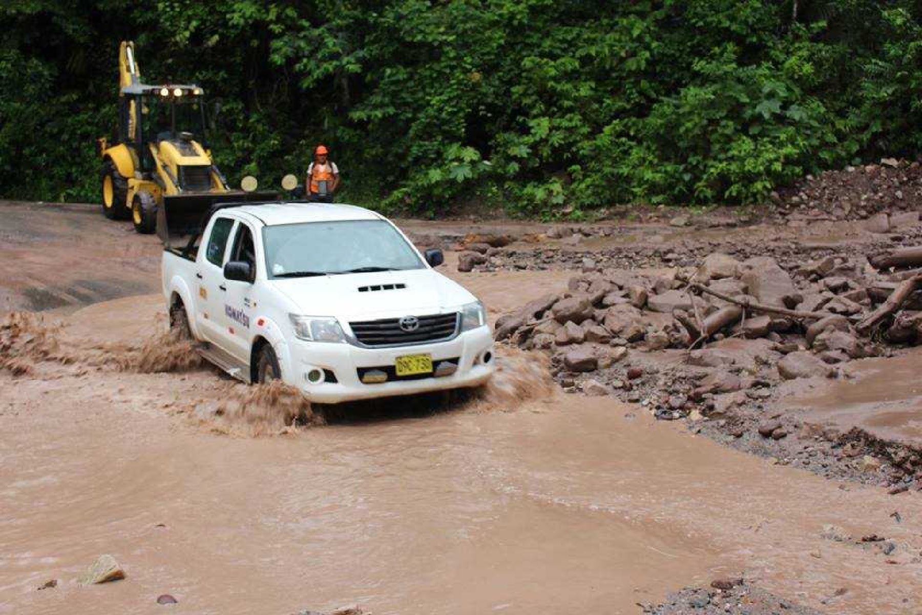 Lluvias afectaron carreteras y centro de salud en la región San Martín