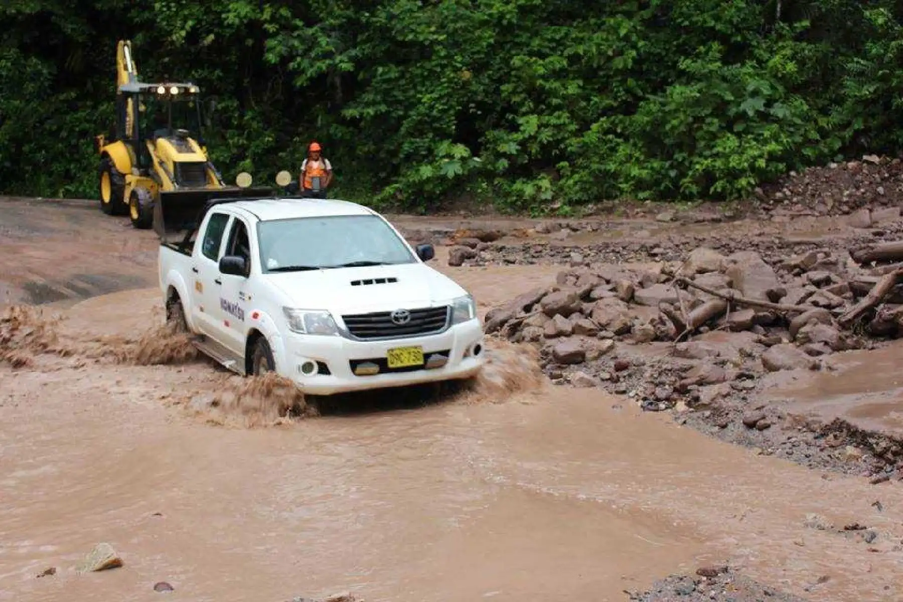 Lluvias afectaron carreteras y centro de salud en la región San Martín