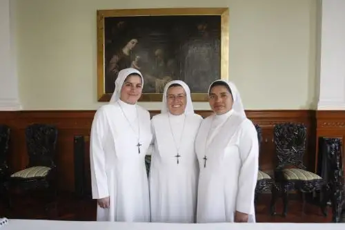 Monjas canonesas que atenderá al Santo Padre en la Nunciatura. Foto: ANDINA/Eddy Ramos