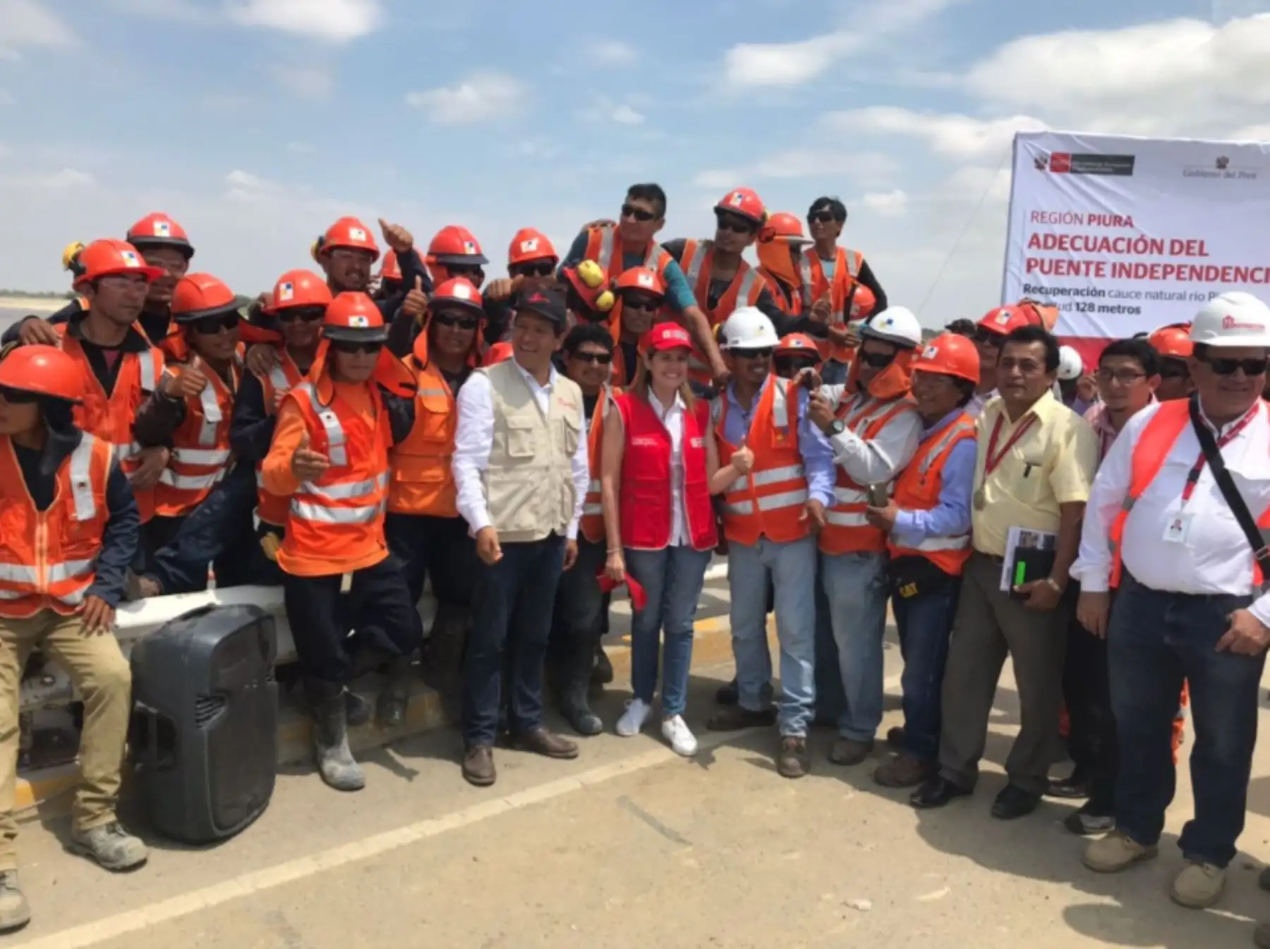 Foto: Mercedes Aráoz en Piura. Foto: Difusión.