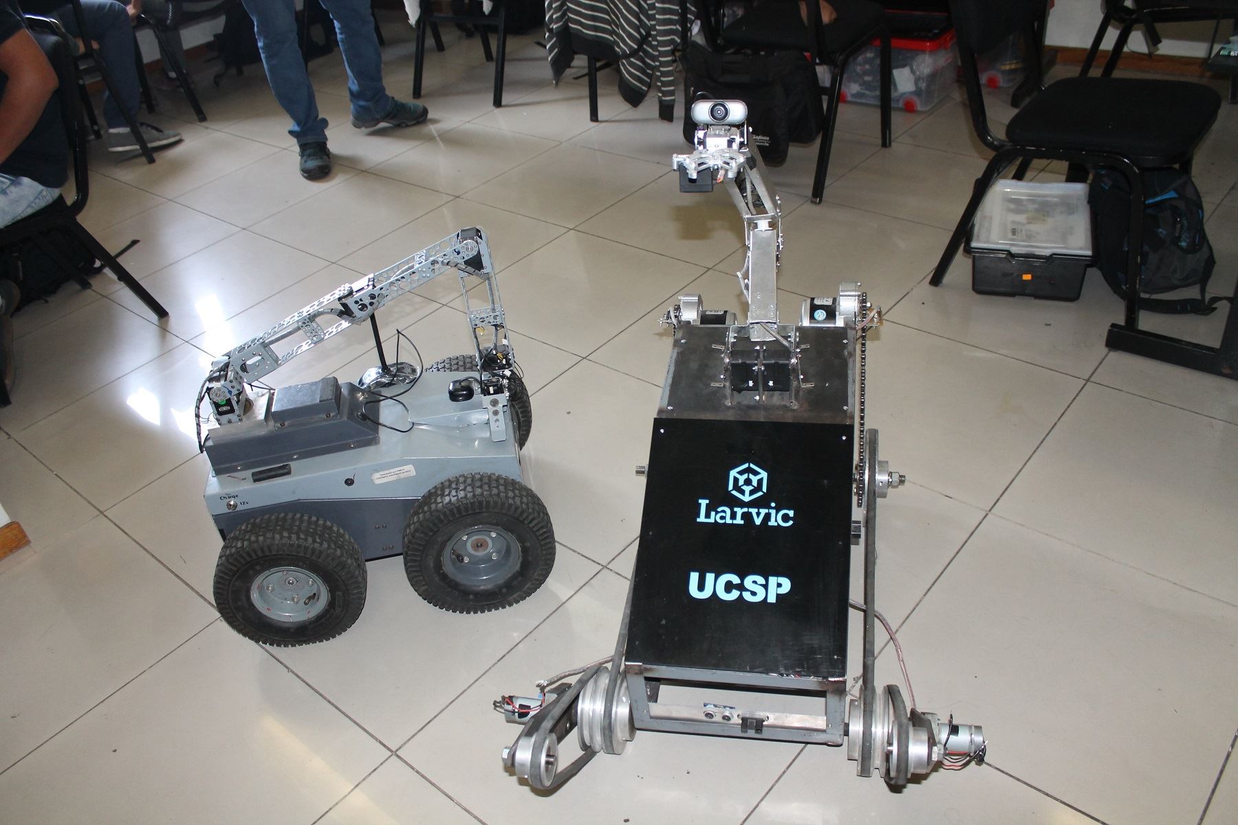 Equipo de investigadores de universidad de Arequipa desarrolla robots de rescate ante posibles desastres. ANDINA/Difusión