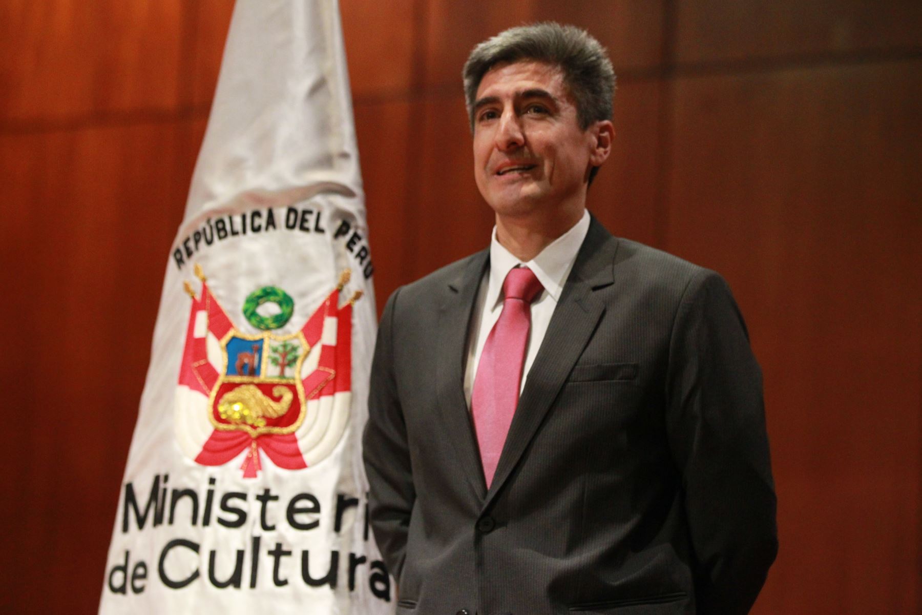 LIMA PERÚ - ENERO 11. Ceremonia de presentación oficial del ministro de Cultura Alejandro Neyra Sanchez. Foto: ANDINA/Dante Zegarra.
