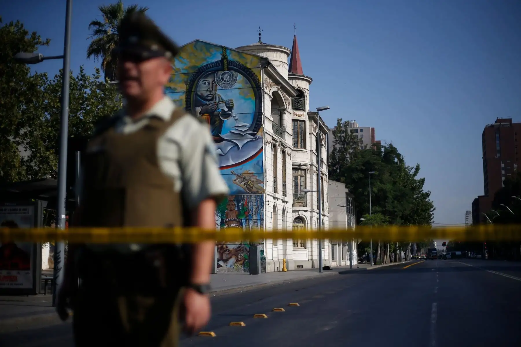 Atentado en iglesias de Chile. Foto: AFP