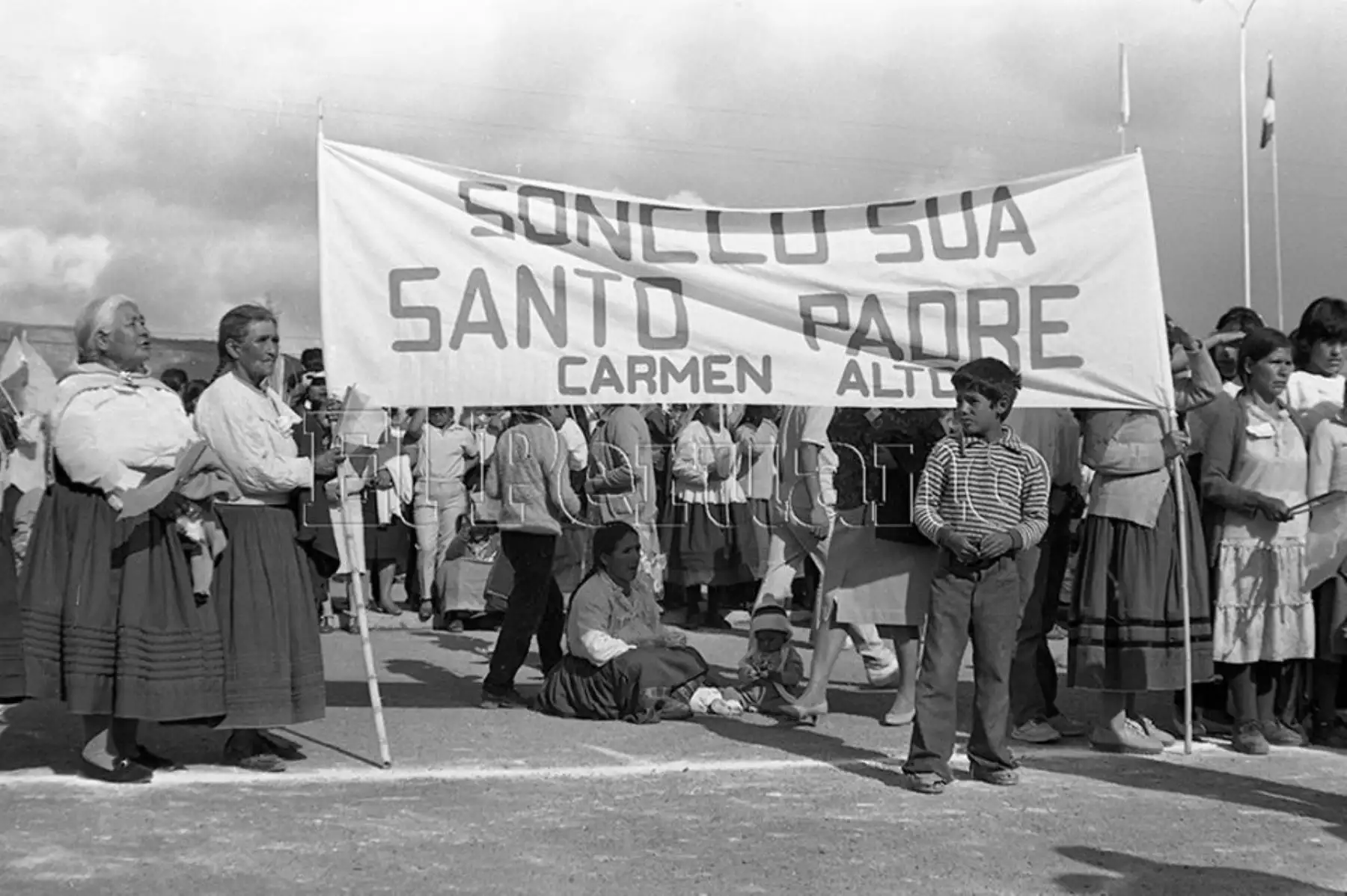 Visita del Papa Juan Pablo II al Perú en 1985. Foto: ANDINA