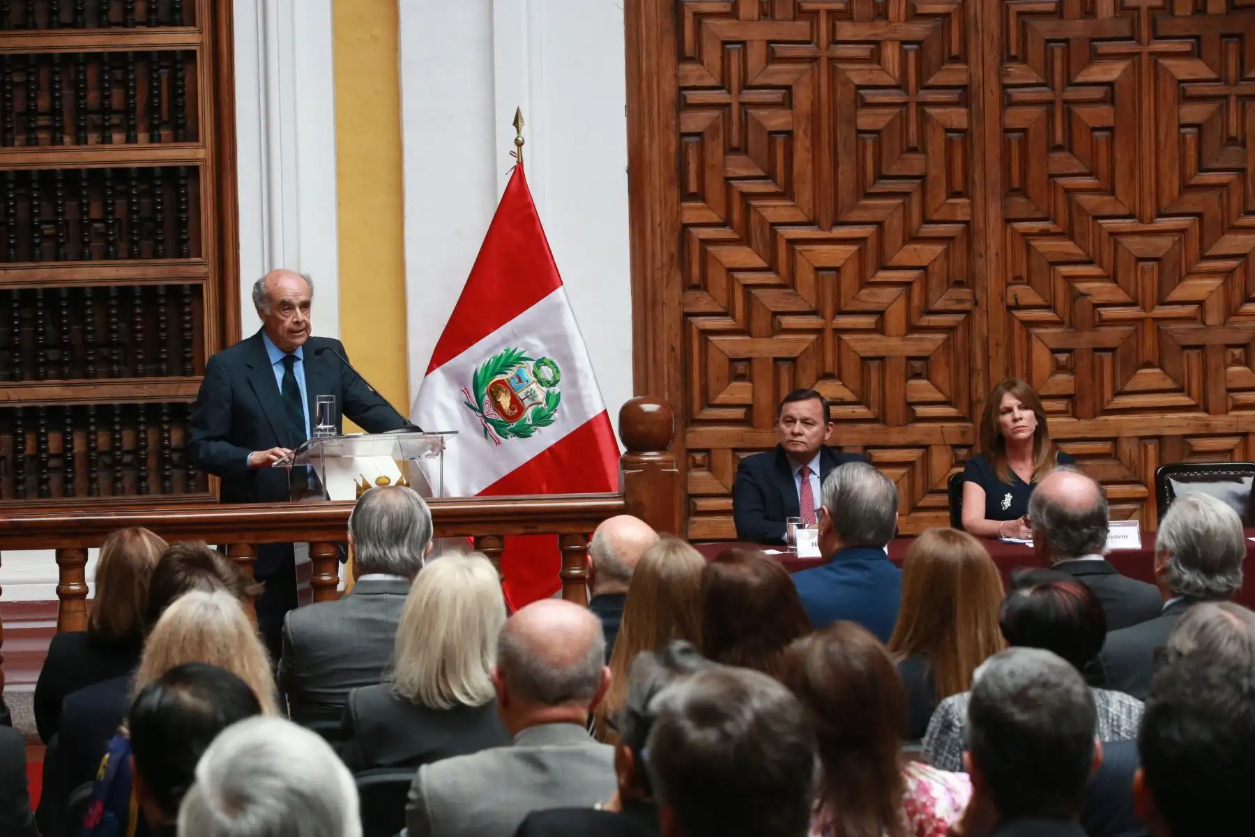 LIMA,PERÚ-ENERO 12. Presentación oficial de la canciller Cayetana Aljovín Gazzani, en Palacio de Torre Tagle. Foto: ANDINA/Jhony Laurente