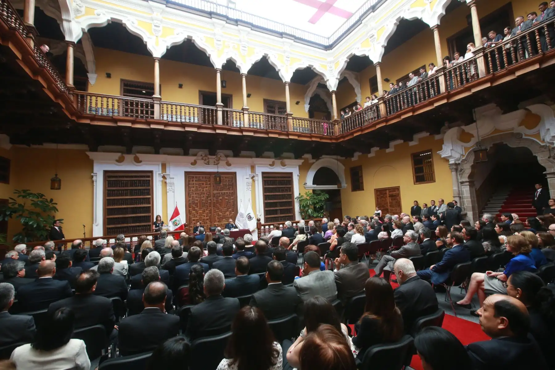 LIMA,PERÚ-ENERO 12. Presentación oficial de la canciller Cayetana Aljovín Gazzani, en Palacio de Torre Tagle. Foto: ANDINA/Jhony Laurente