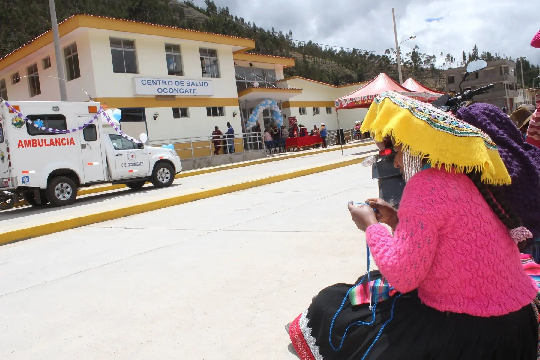 Sector Salud de Cusco se declara en alerta verde por visita del Papa Francisco. ANDINA/Percy Hurtado