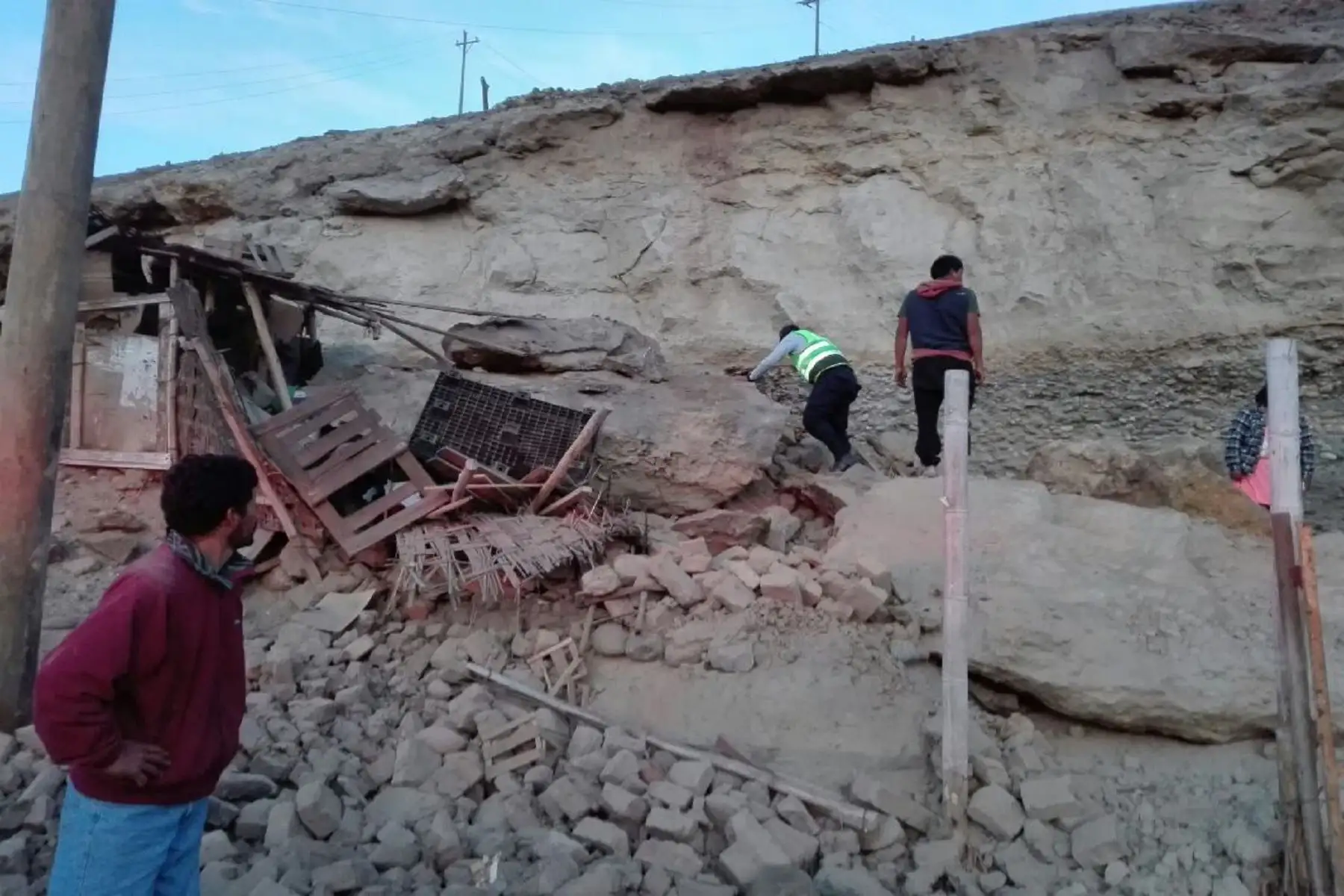 Sismo de 6.8 grados en Arequipa. Foto. COEN