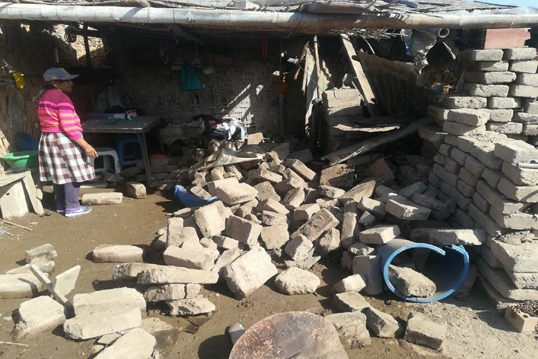 Se incrementa número de damnificados y afectados por sismo en Arequipa. Cortesía