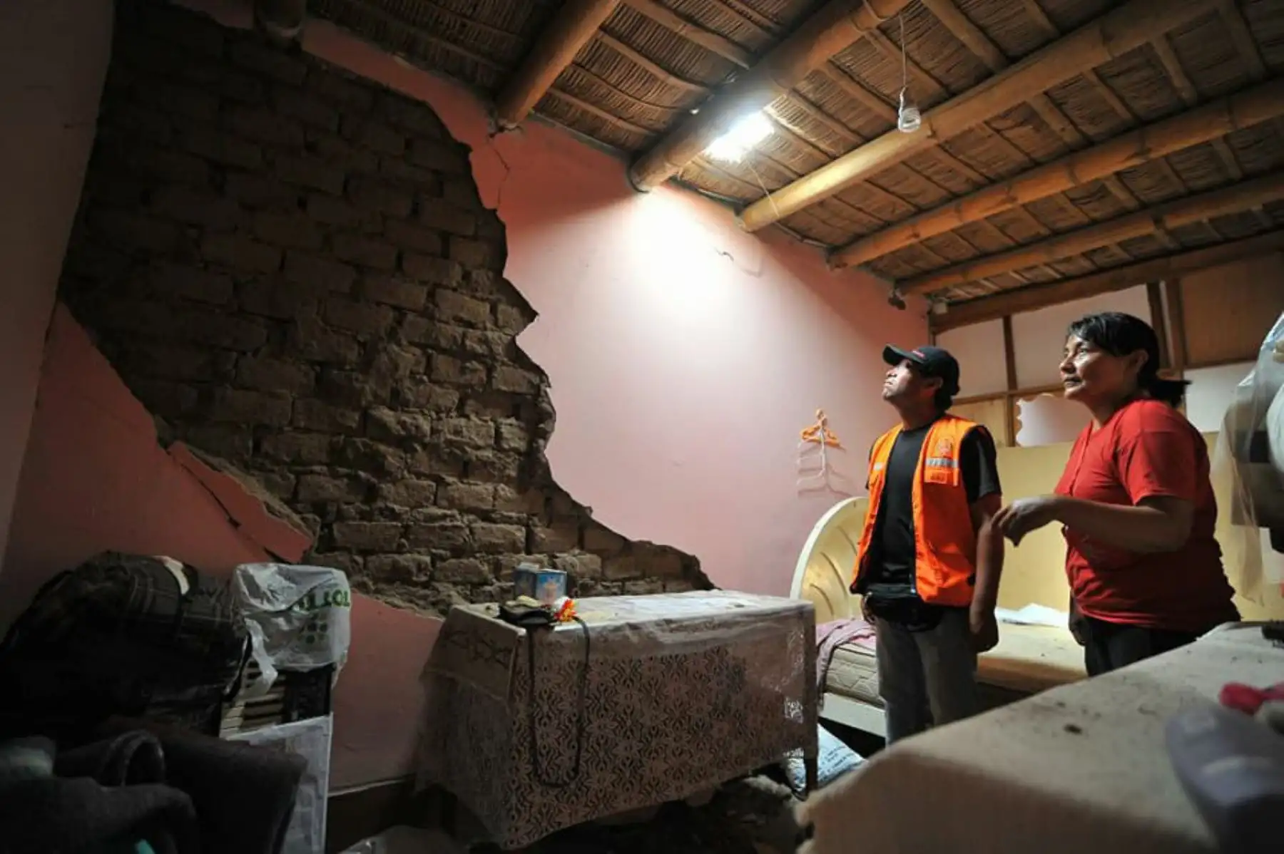 Sismo en Arequipa afecta distrito de Bella unión,  Acarí. Fotos: Gobierno Regional de Arequipa, Diego Ramos