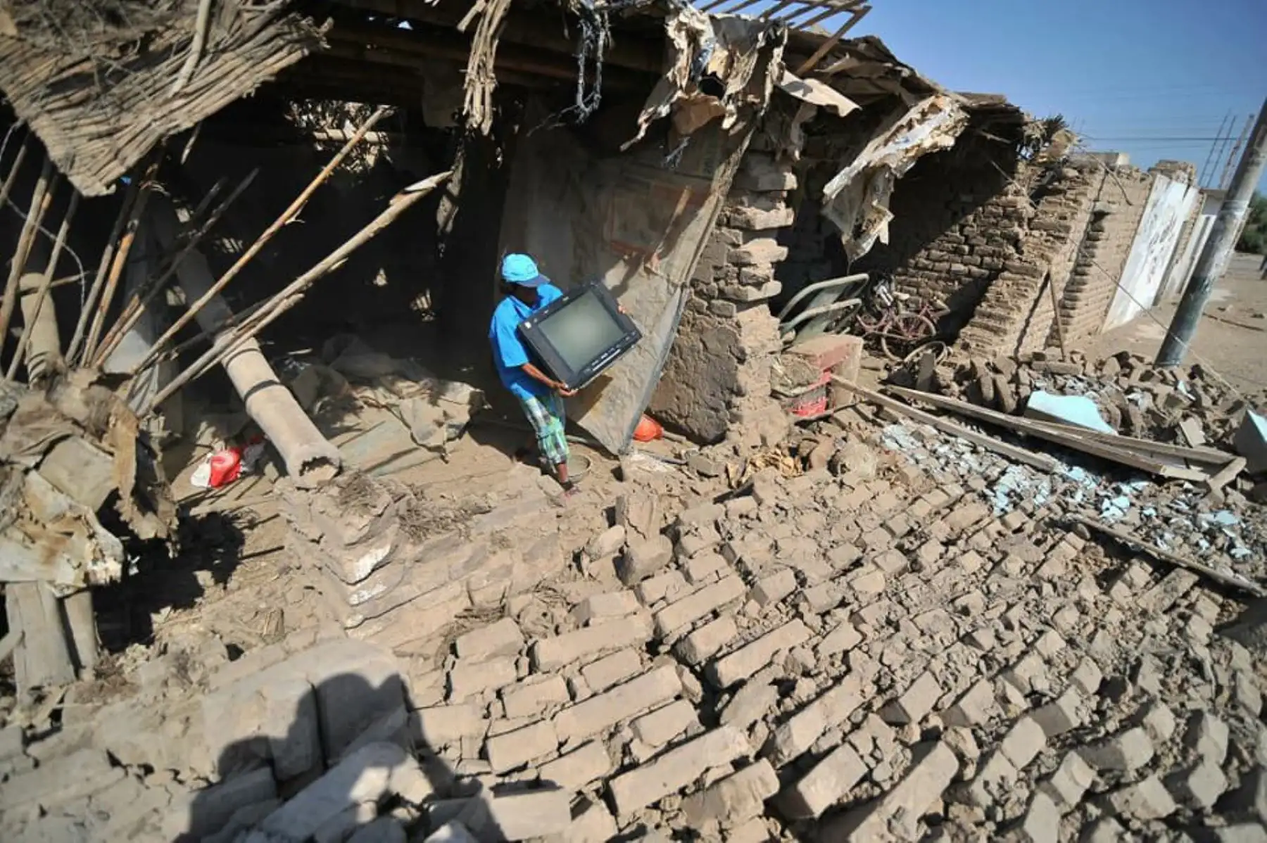 Confirman muerte de segunda víctima por el sismo en Arequipa. Foto: ANDINA/Difusión.