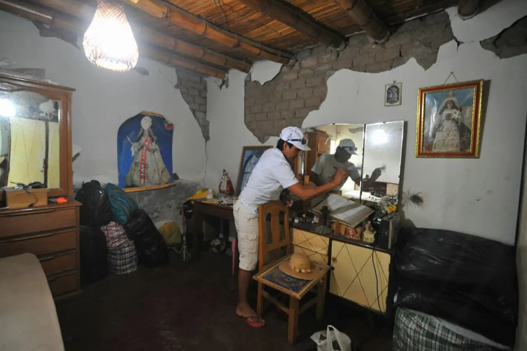 Sismo en Arequipa afecta distrito de Bella unión,  Acarí. Fotos: Gobierno Regional de Arequipa, Diego Ramos