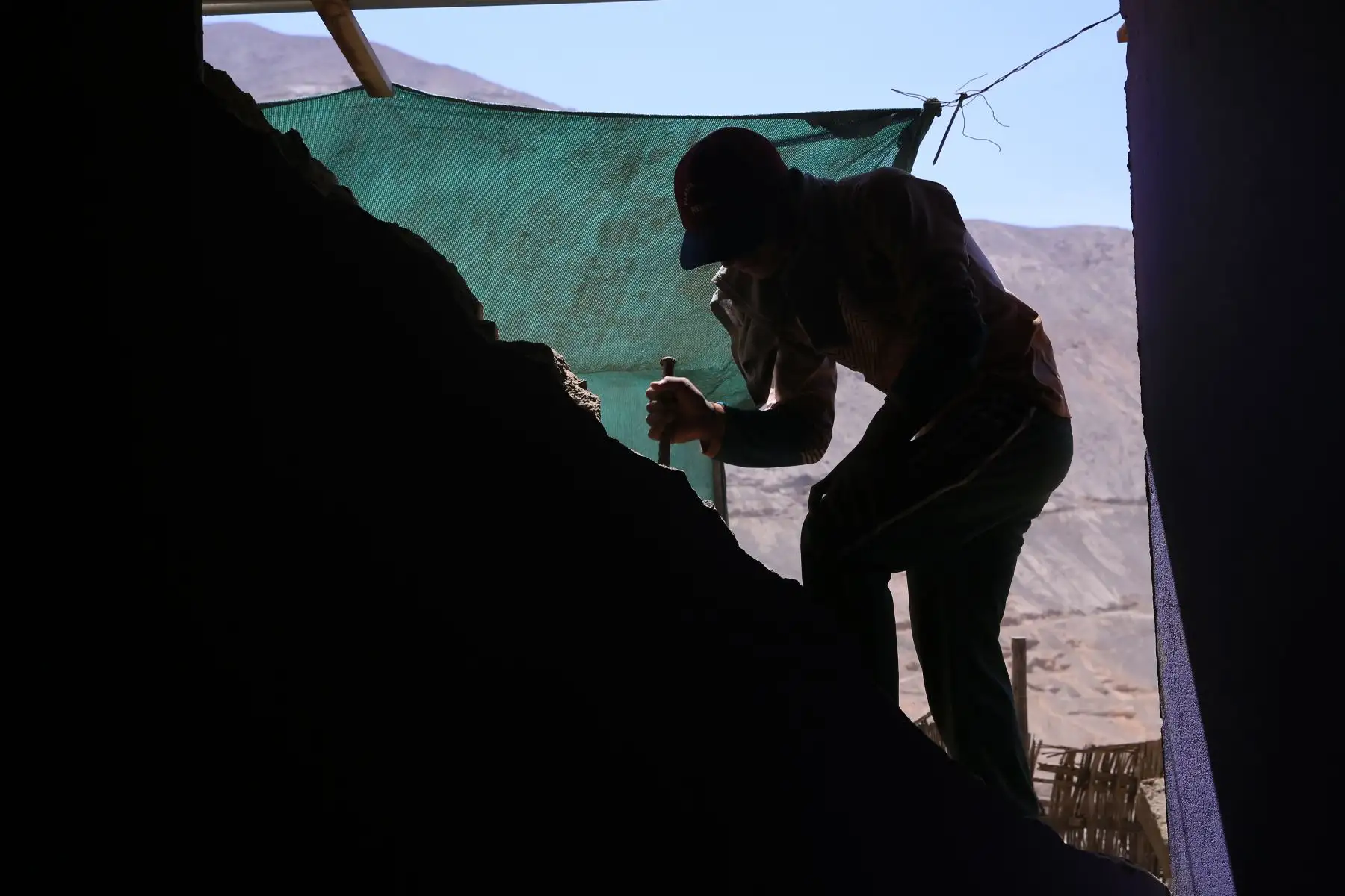AYACUCHO PERÚ - ENERO 14. Centro poblado Relave en el distrito de Pullu provincia Parinacochas en Ayacucho, tambien se vio afectado por el sismo de esta madrugada.  Foto: ANDINA/Difusión